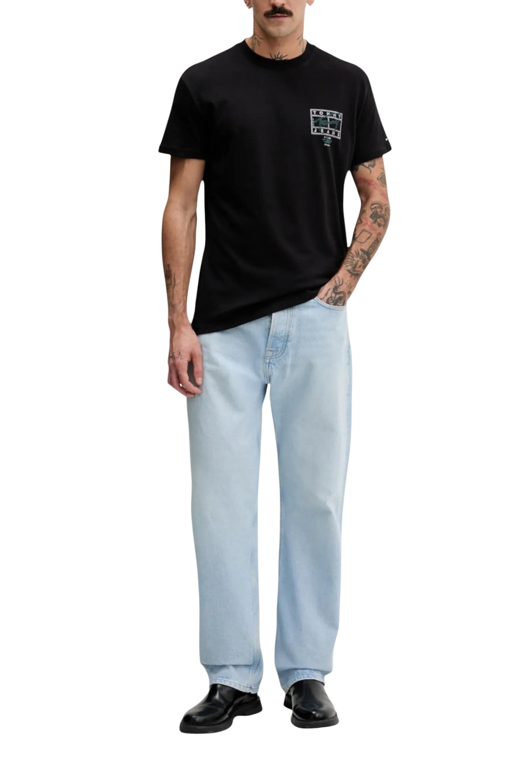 Tommy Hilfiger Jeans T-Shirt Uomo - Tommy Hilfiger Jeans