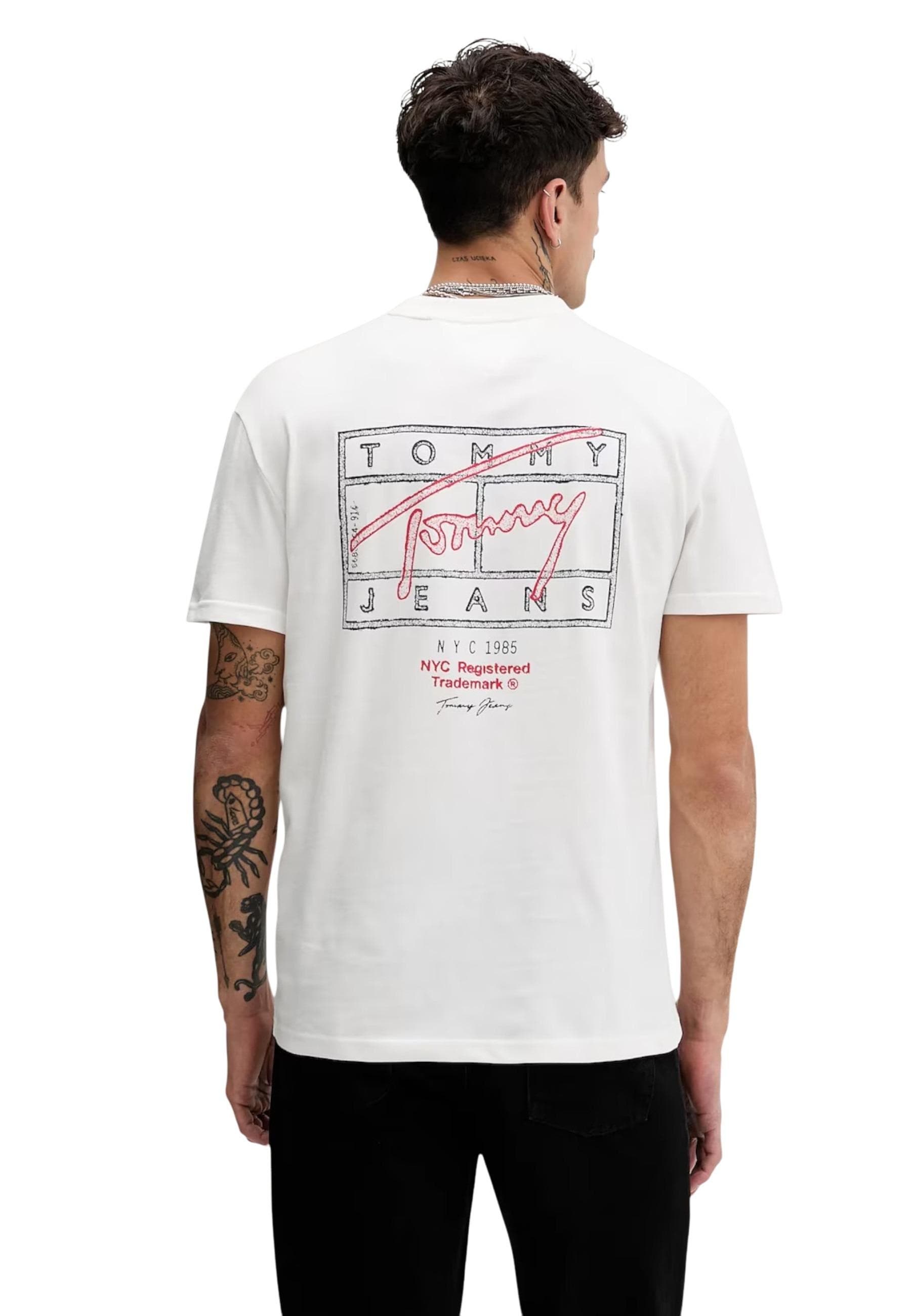 Tommy Hilfiger Jeans T-Shirt Uomo - Tommy Hilfiger Jeans