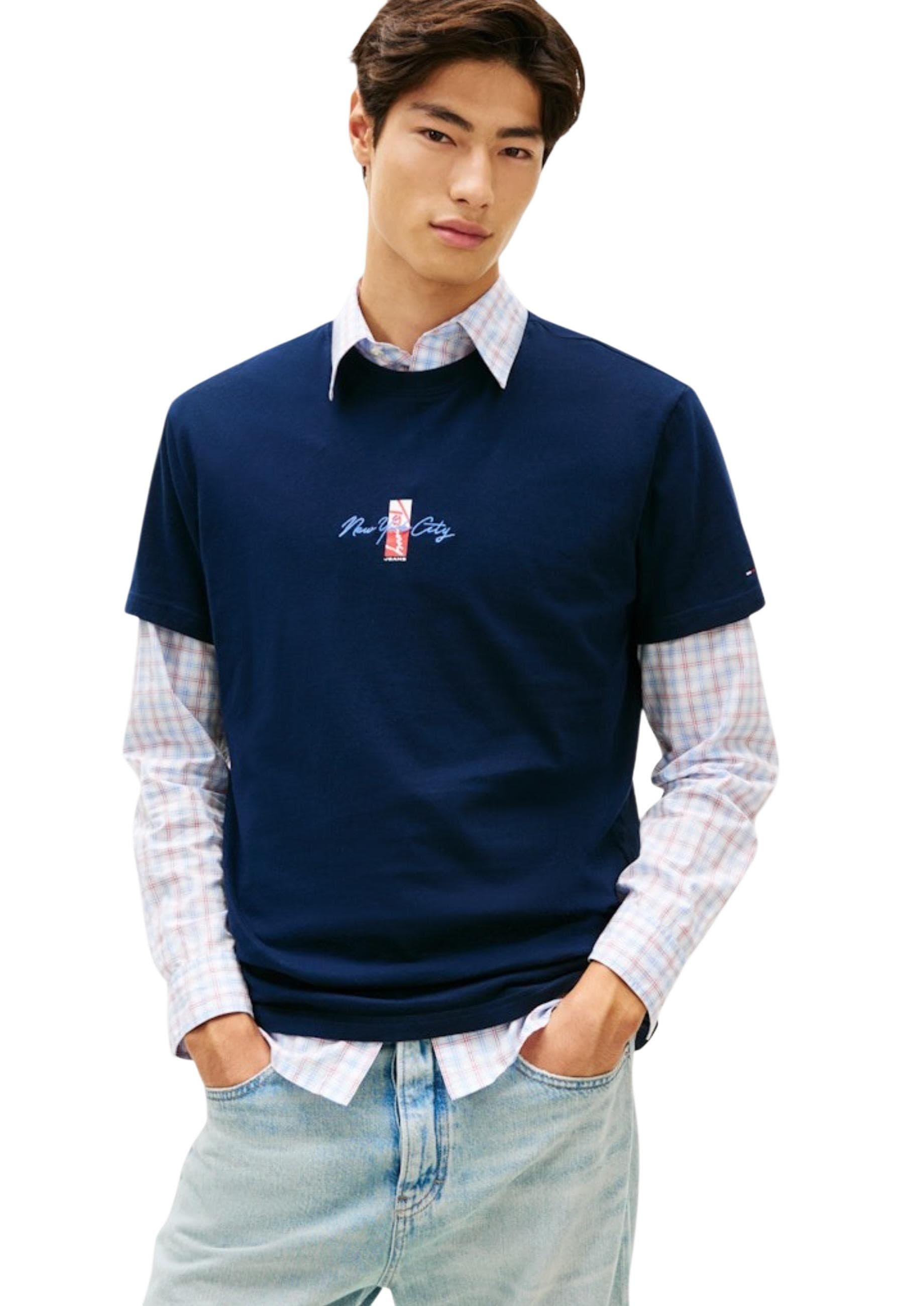 Tommy Hilfiger Jeans T-Shirt Uomo - Tommy Hilfiger Jeans