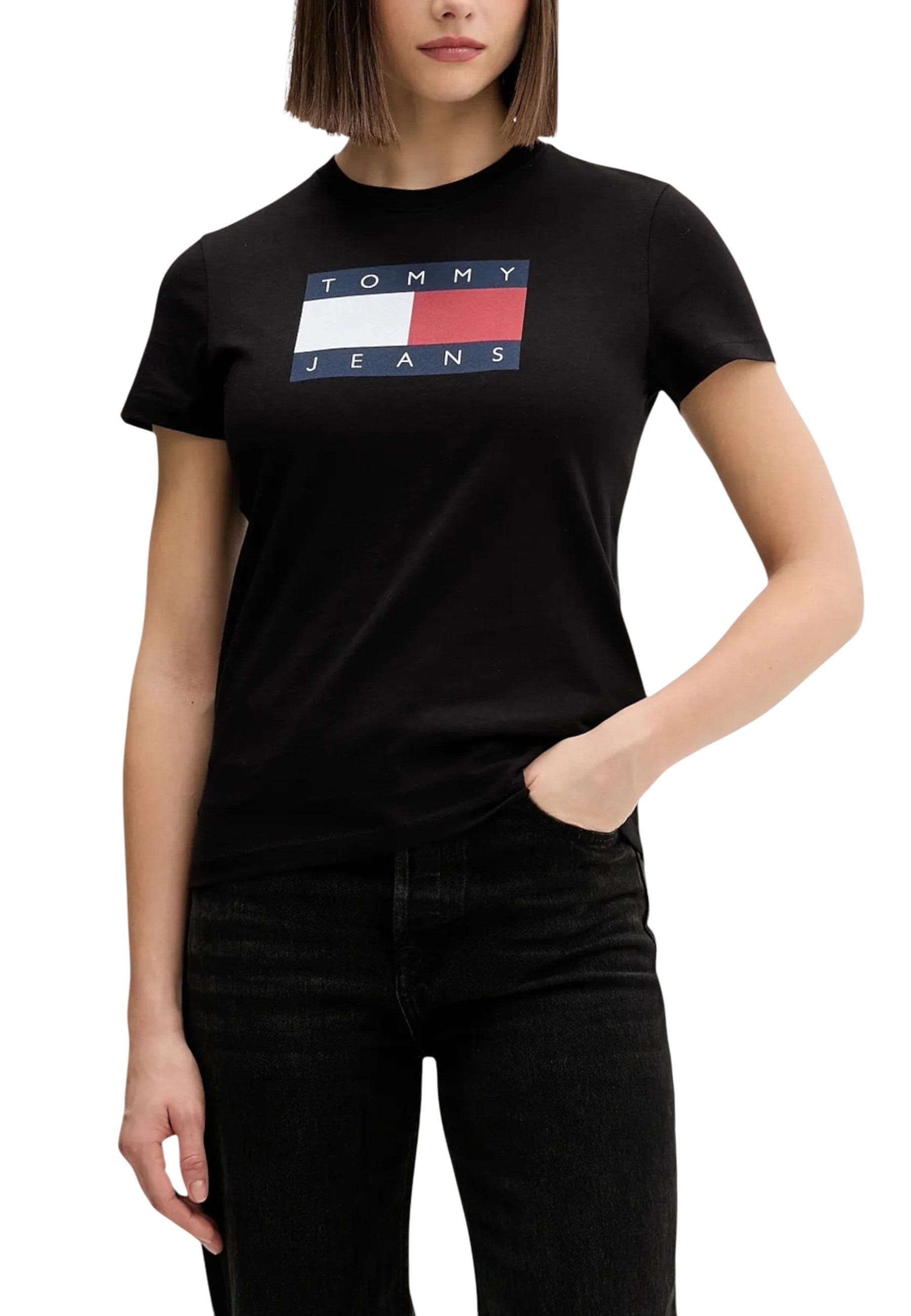 Tommy Hilfiger Jeans T-Shirt Donna - Tommy Hilfiger Jeans