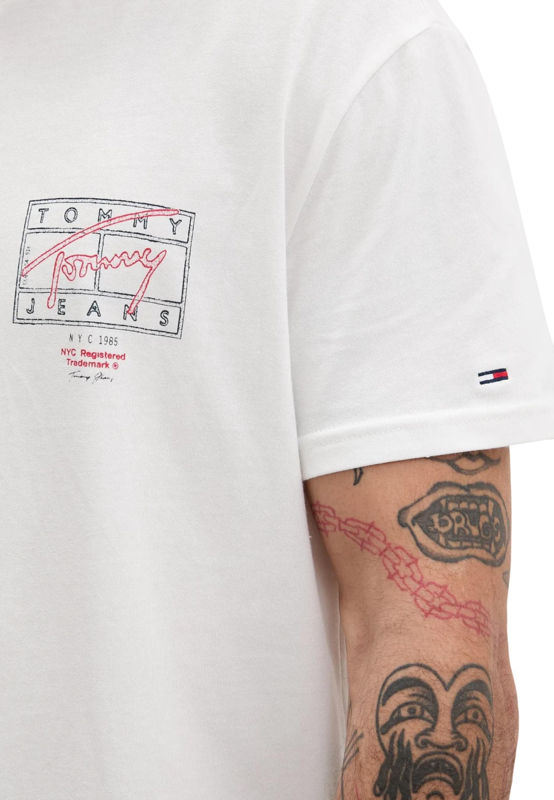 Tommy Hilfiger Jeans T-Shirt Uomo - Tommy Hilfiger Jeans