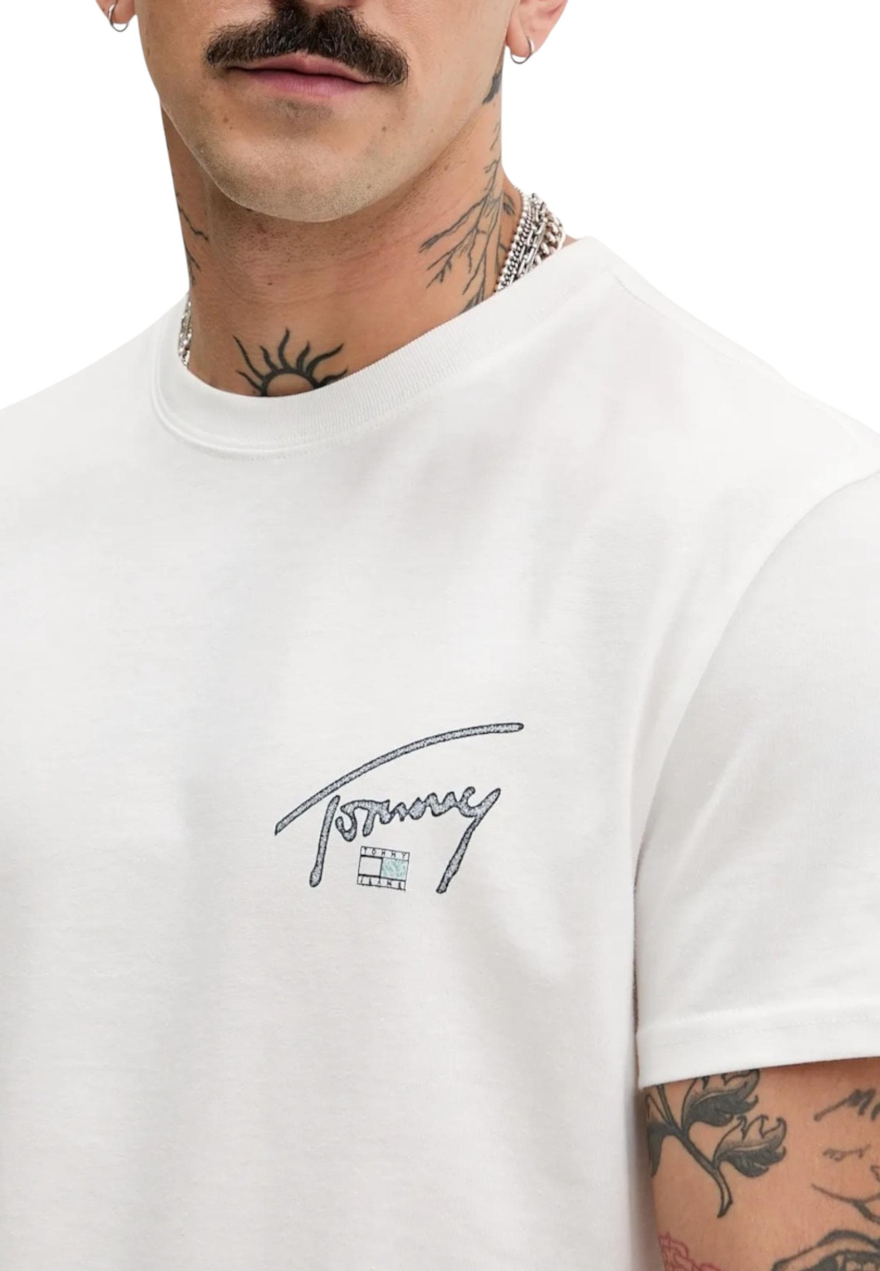 Tommy Hilfiger Jeans T-Shirt Uomo - Tommy Hilfiger Jeans