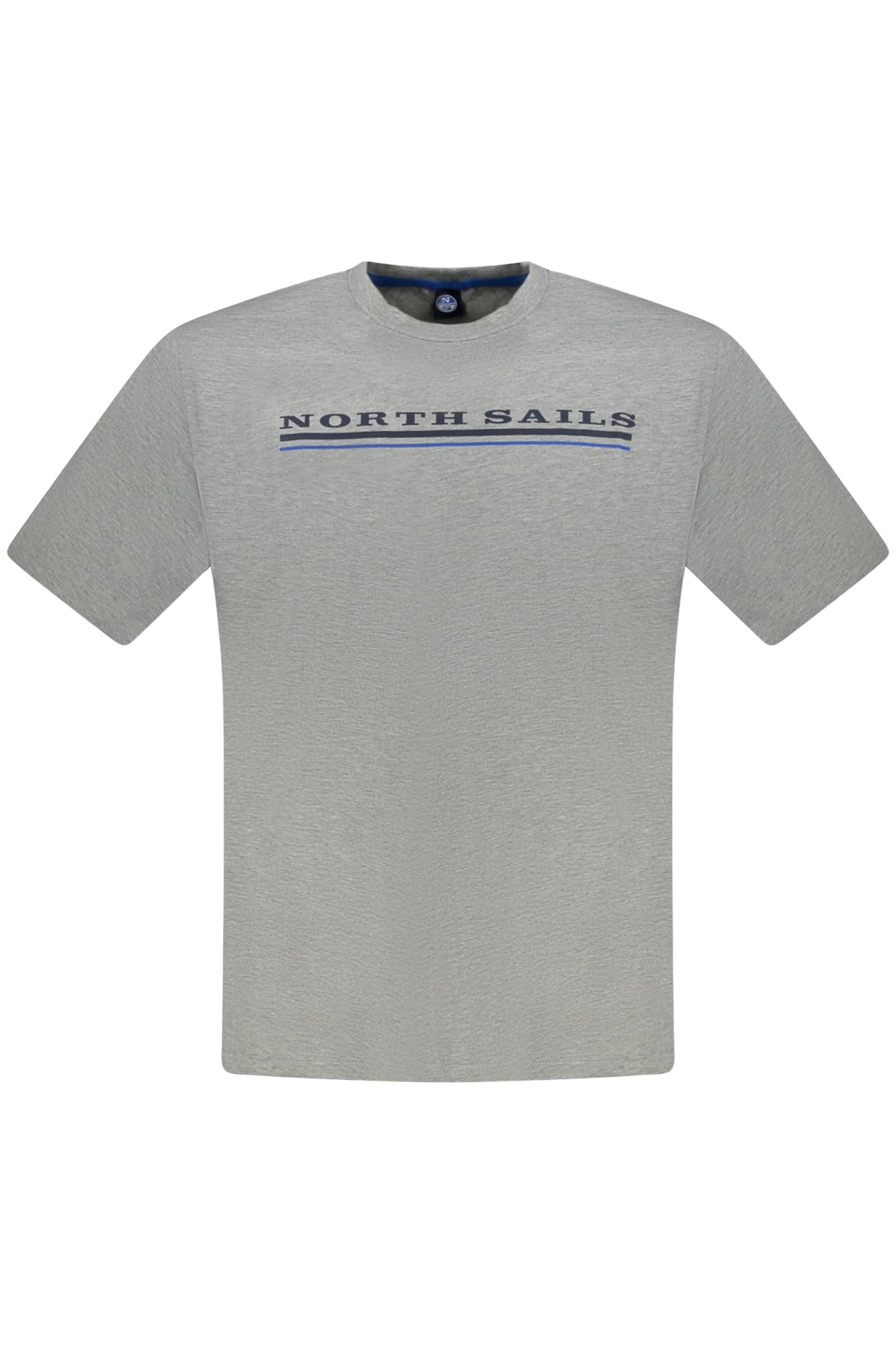 МЪЖКА ТЕНИСКА С КЪС РЪКАВ NORTH SAILS СИВА - NORTH SAILS