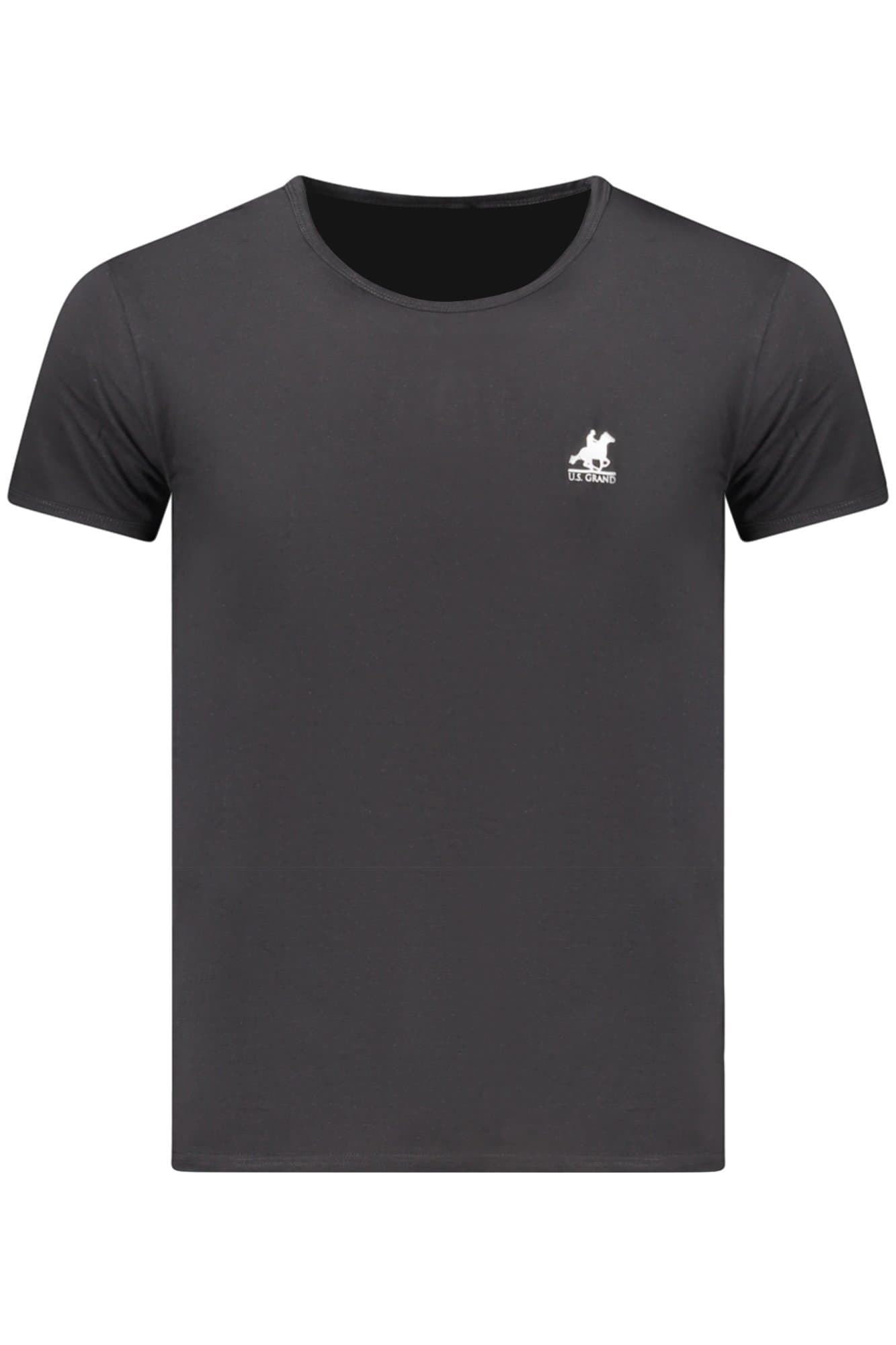 Мъжка черна тениска с къс ръкав US GRAND - U.S. GRAND