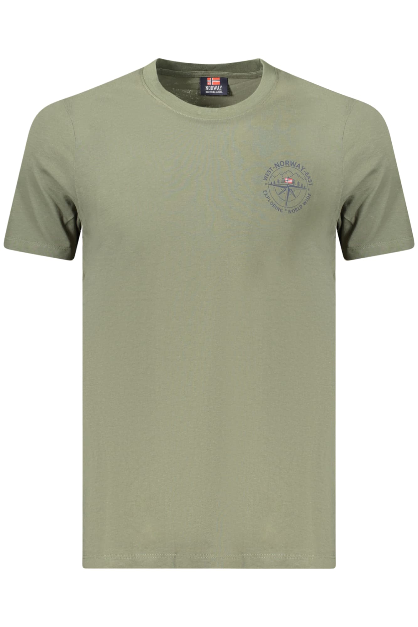 НОРВЕГИЯ 1963 МЪЖКА ТЕНИСКА С КЪС РЪКАВ, ЗЕЛЕНА - NORWAY 1963