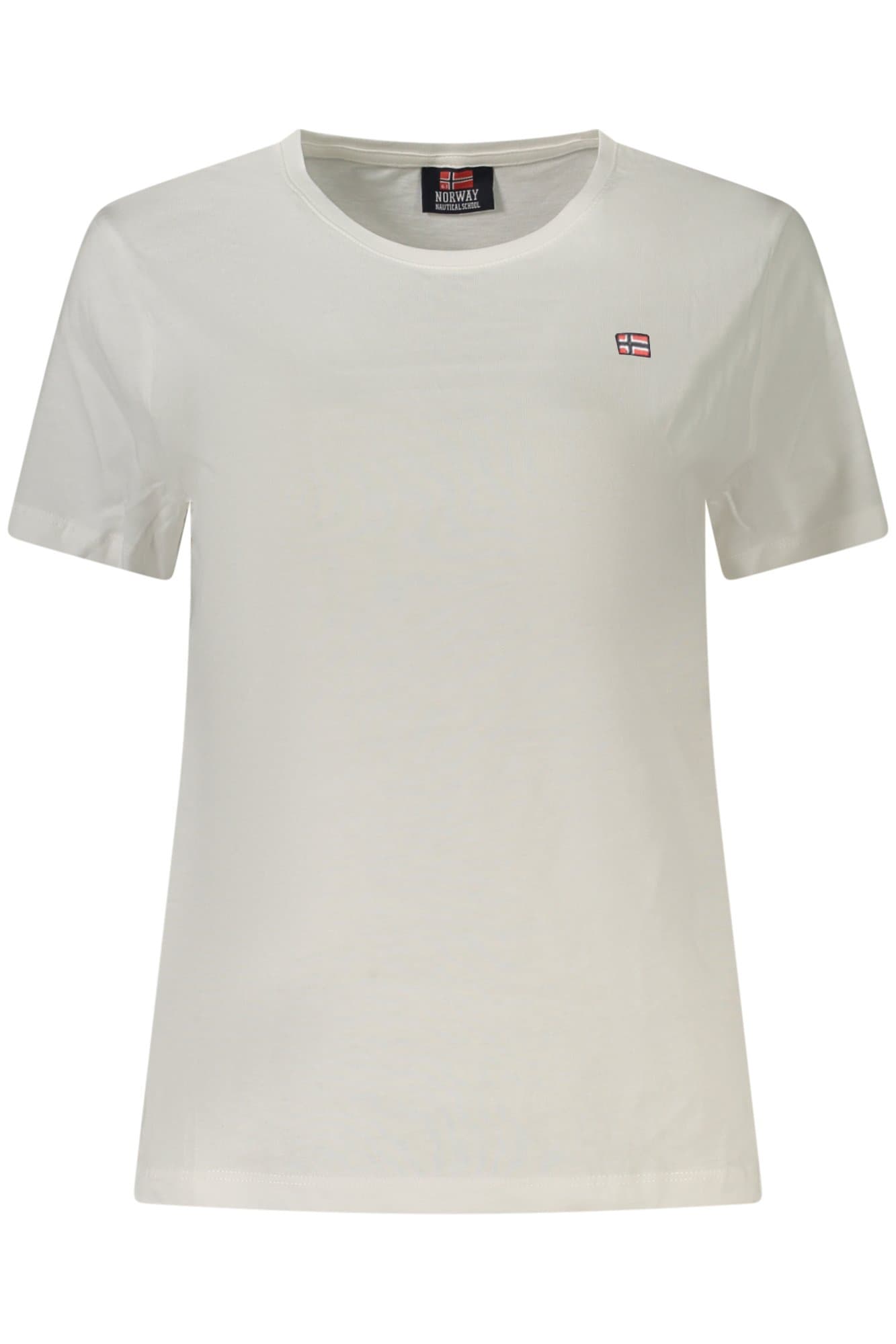 НОРВЕГИЯ 1963 ДАМСКА ТЕНИСКА С КЪС РЪКАВ, БЯЛА - NORWAY 1963