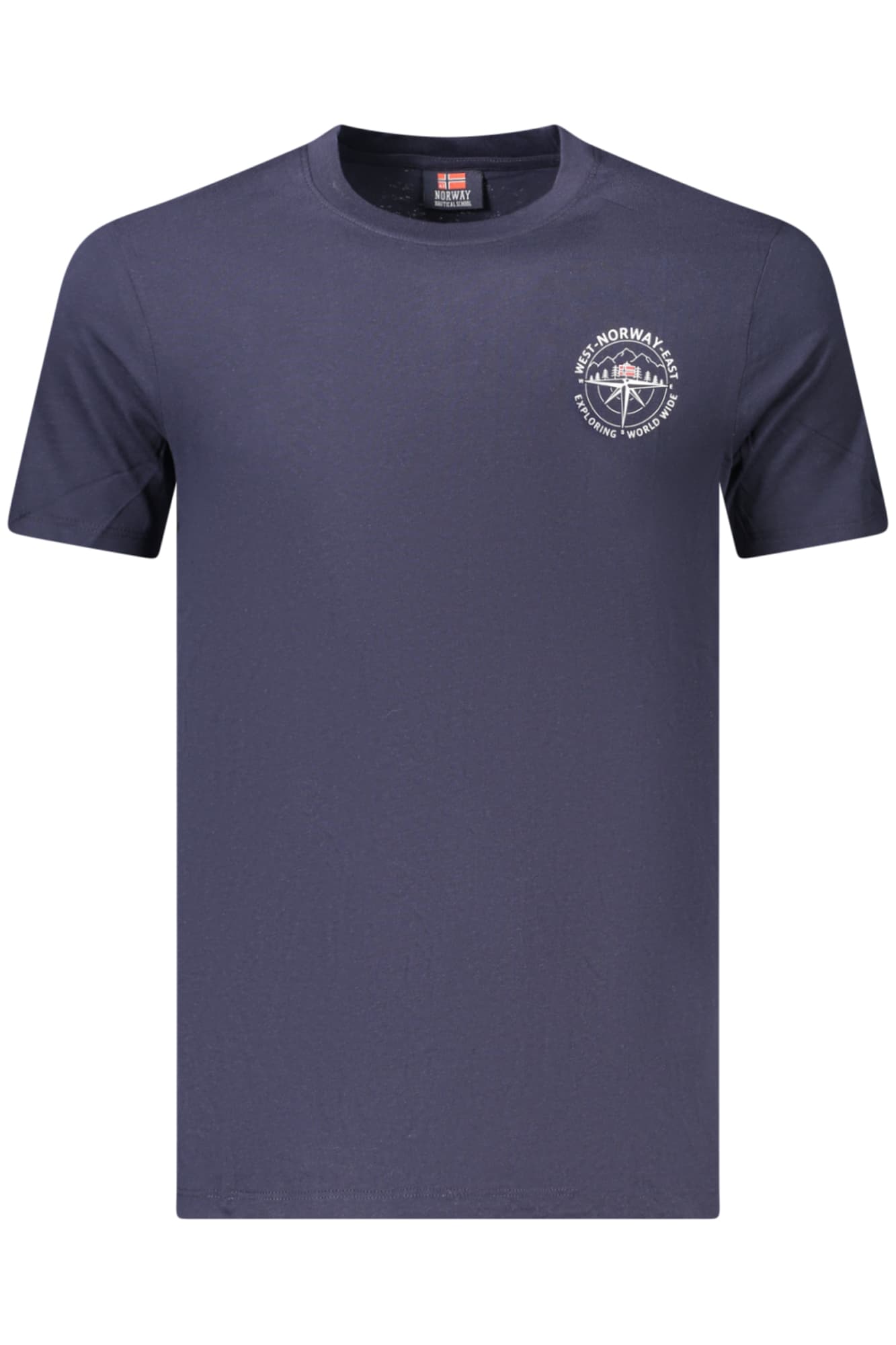 НОРВЕГИЯ 1963 МЪЖКА ТЕНИСКА С КЪС РЪКАВ, СИНЯ - NORWAY 1963