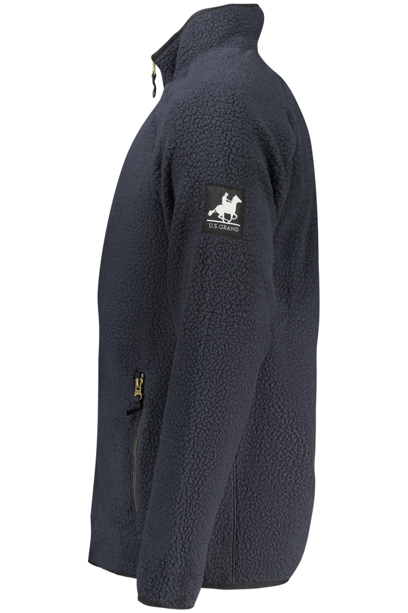 Мъжки син суитшърт с цип US GRAND - U.S. GRAND