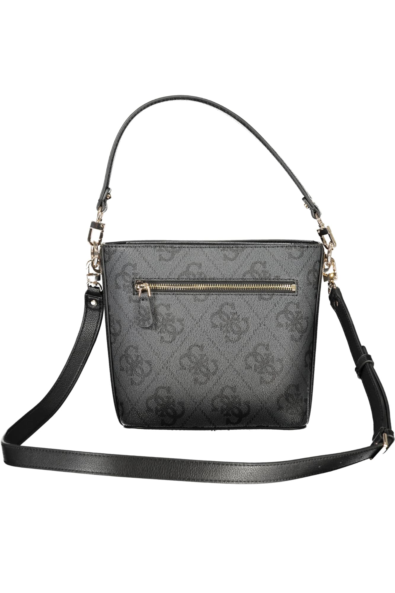 Чанта GUESS JEANS за жени, черна - GUESS JEANS