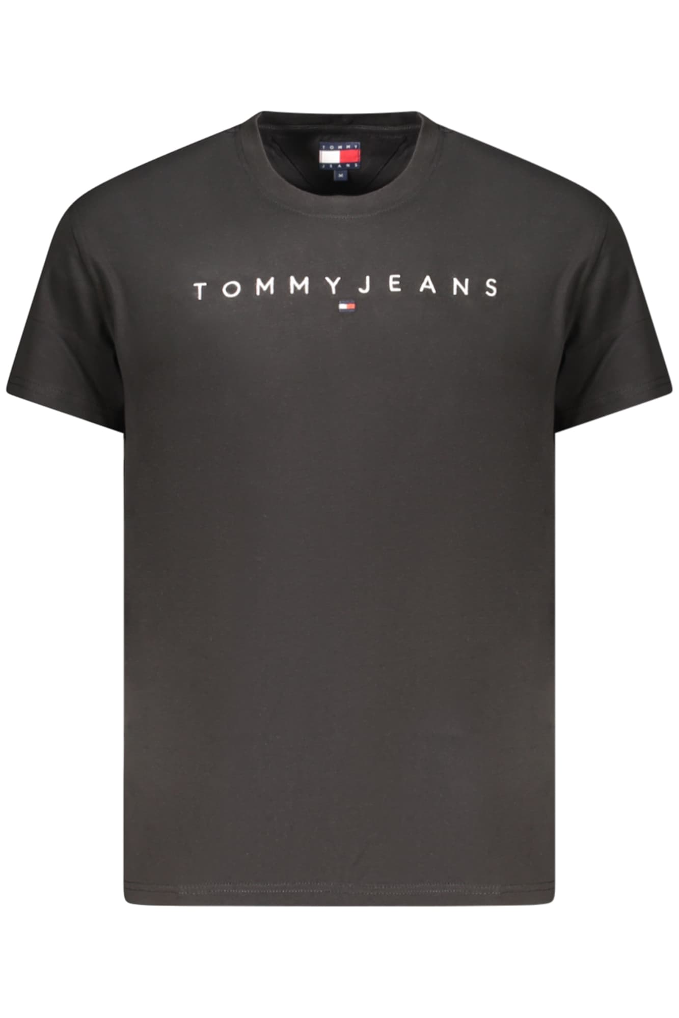 Мъжка тениска с къс ръкав TOMMY HILFIGER, черна - TOMMY HILFIGER