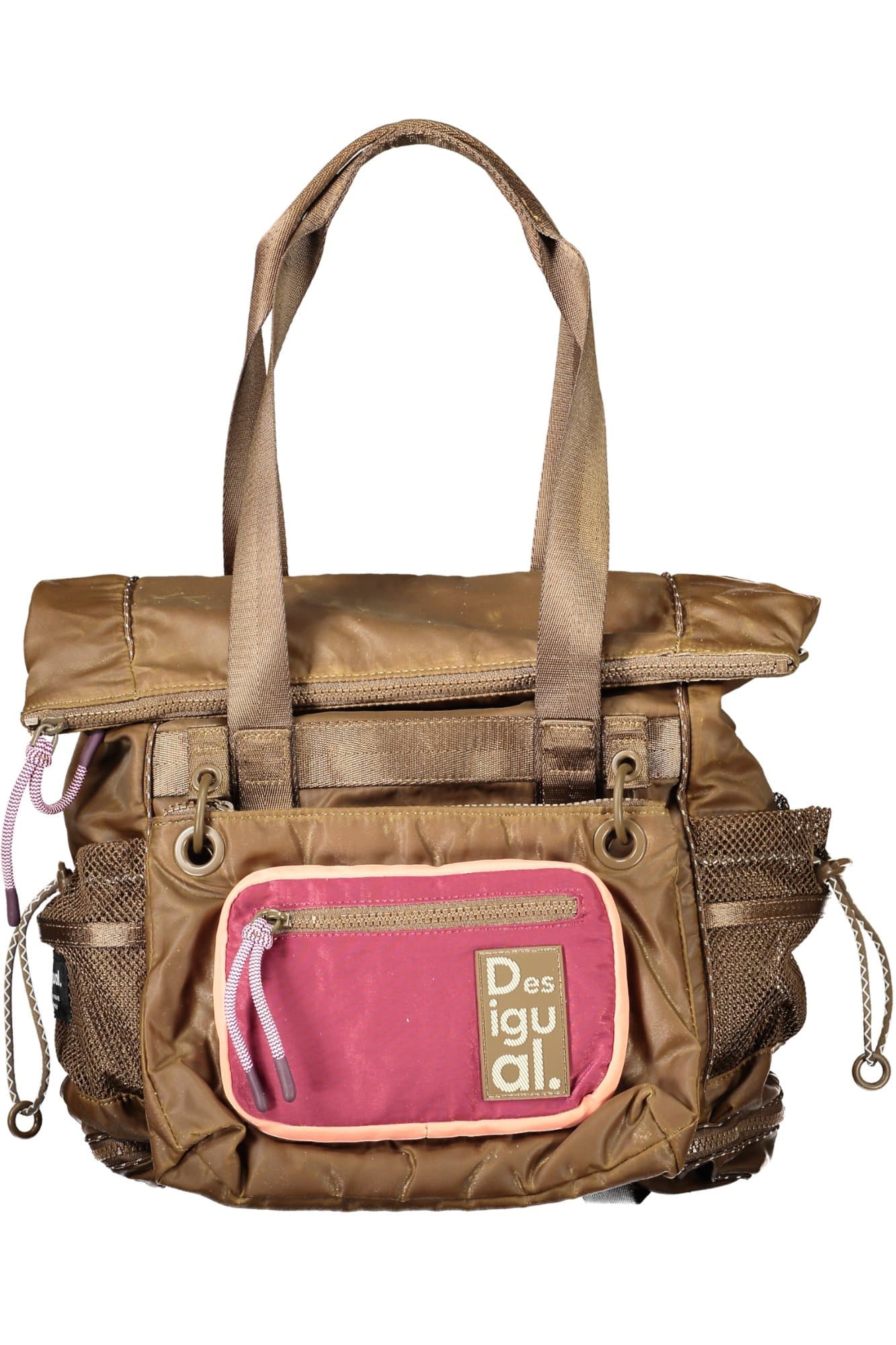 DESIGUAL ДАМСКА КАФЯВА ЧАНТА - DESIGUAL