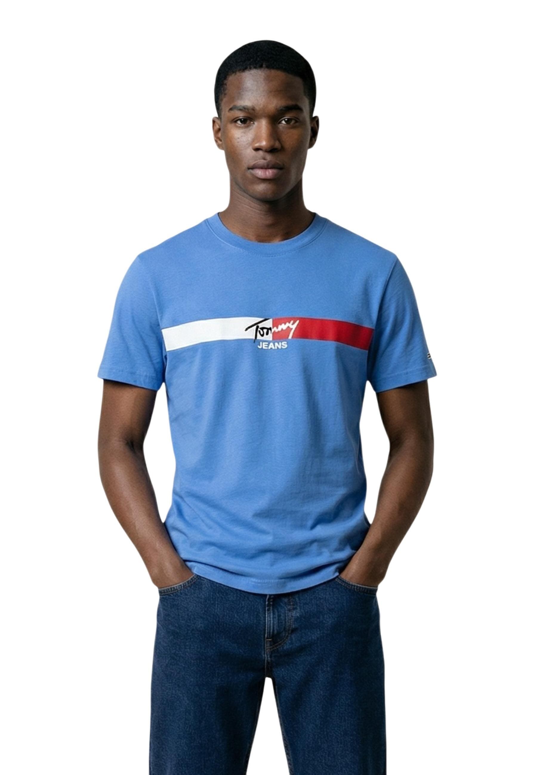 Tommy Hilfiger Jeans T-Shirt Uomo - Tommy Hilfiger Jeans