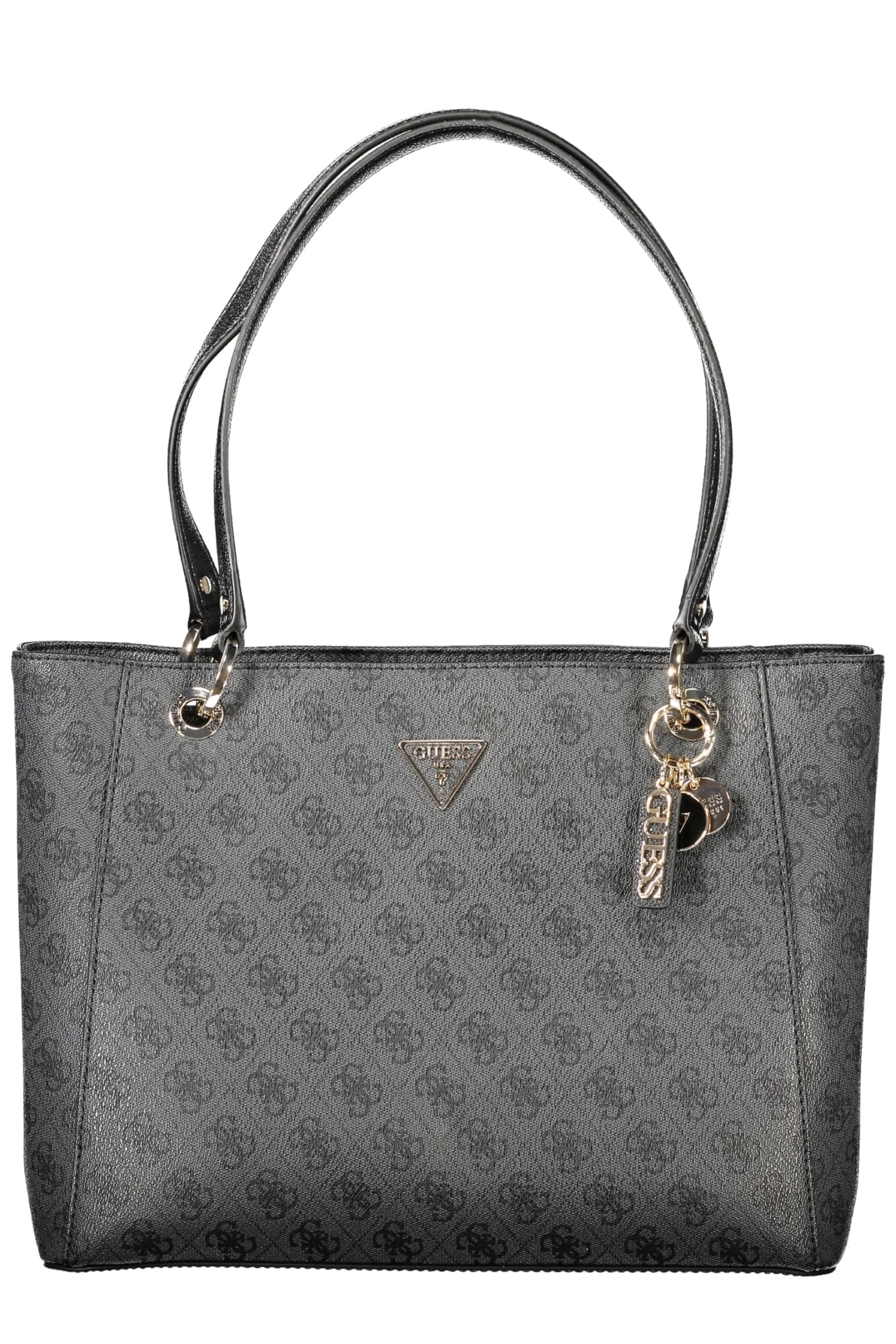 Чанта GUESS JEANS за жени, черна - GUESS JEANS