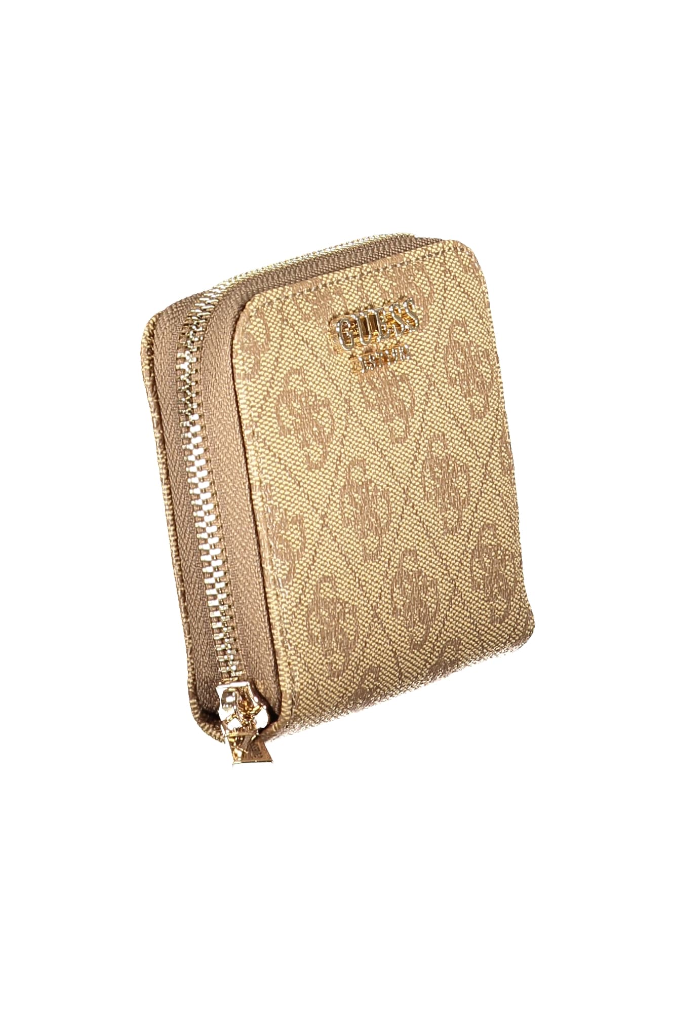 Дамски бежов портфейл GUESS JEANS - GUESS JEANS