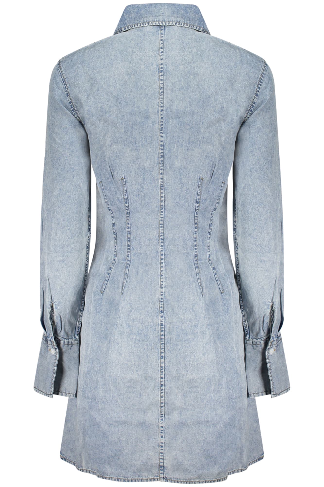 Къса дамска рокля DESIGUAL, синя - DESIGUAL