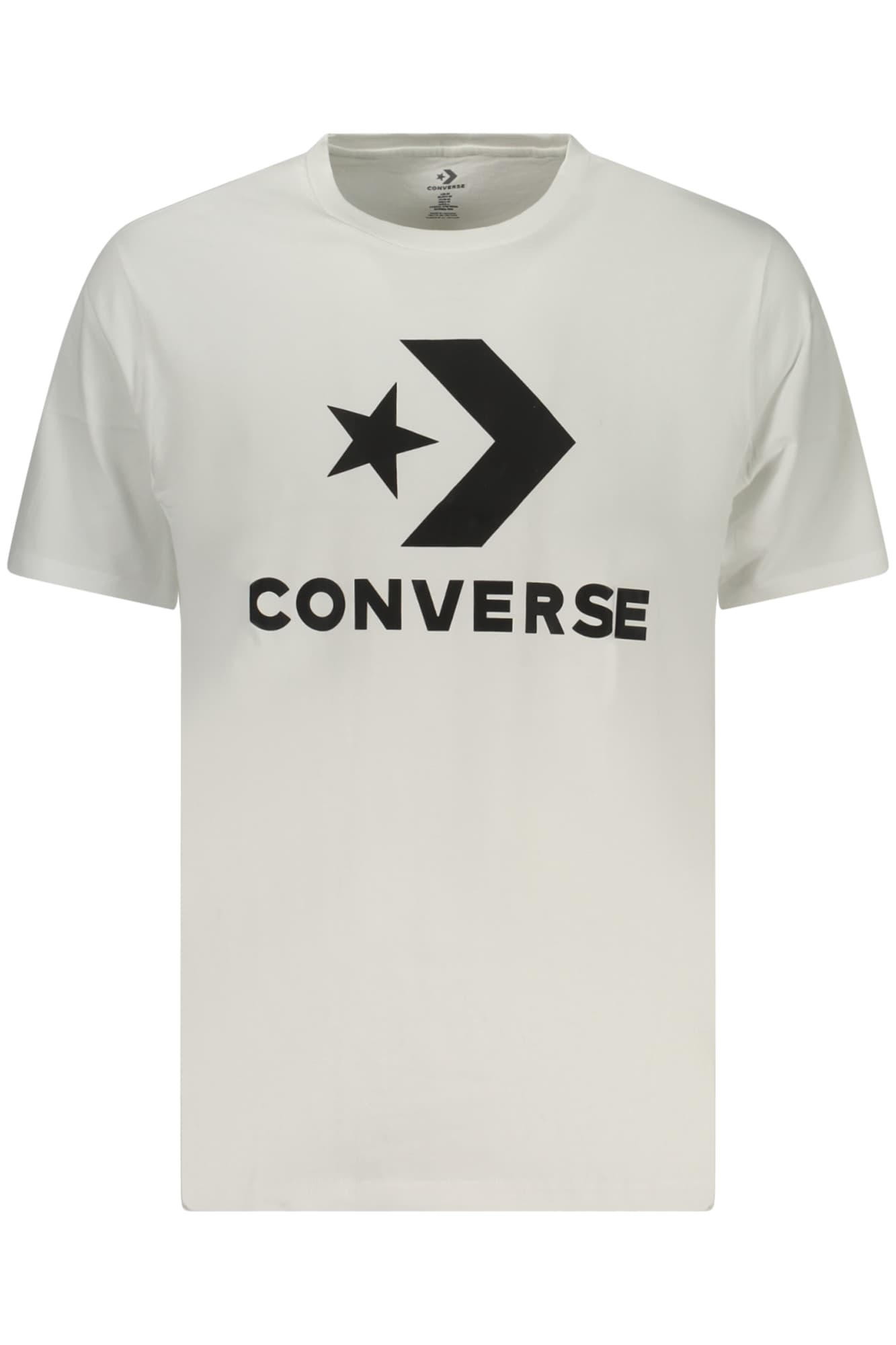 Мъжка тениска с къс ръкав Converse, бяла - CONVERSE