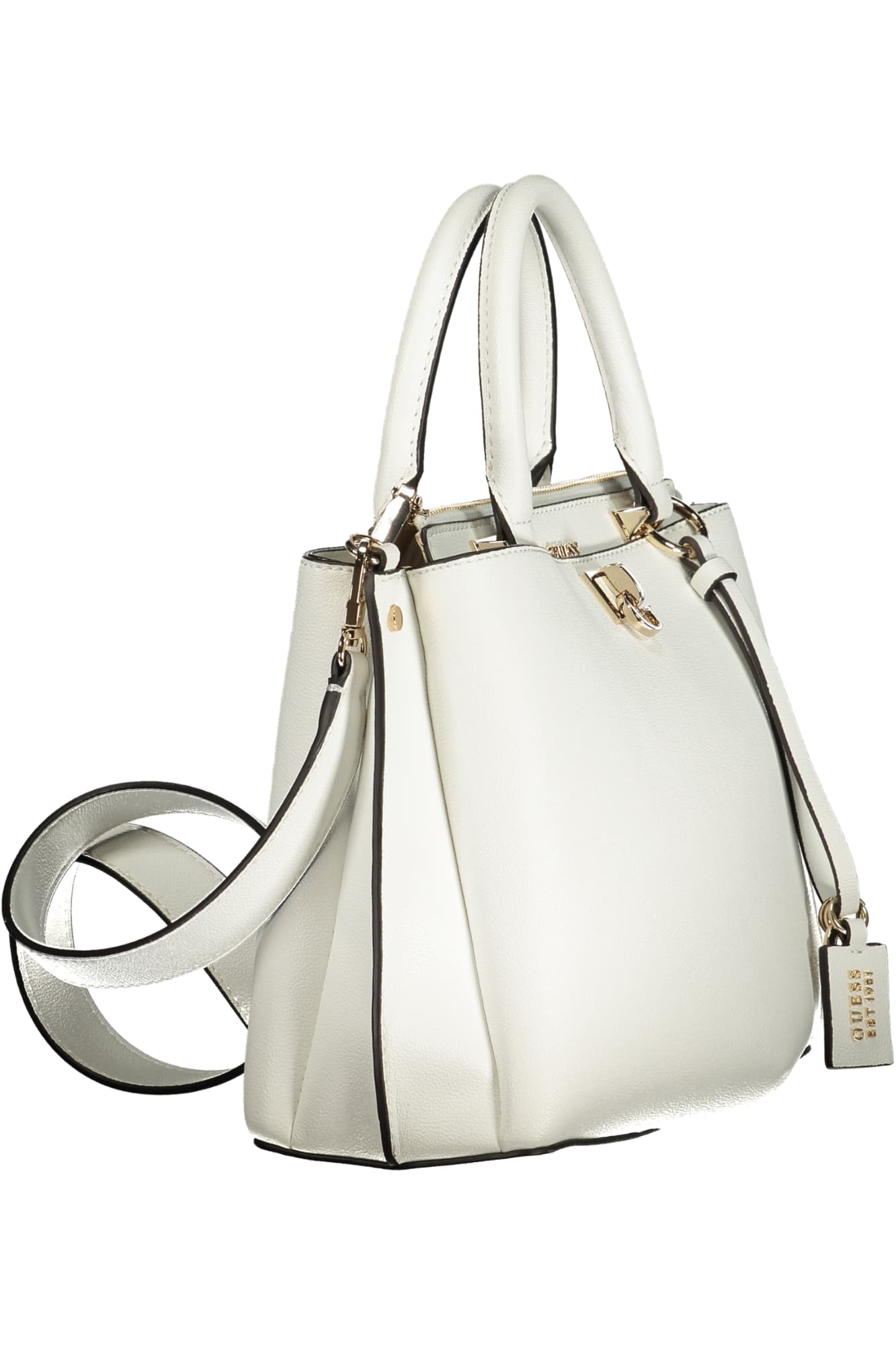 БЯЛА ДАМСКА ЧАНТА GUESS JEANS - GUESS JEANS