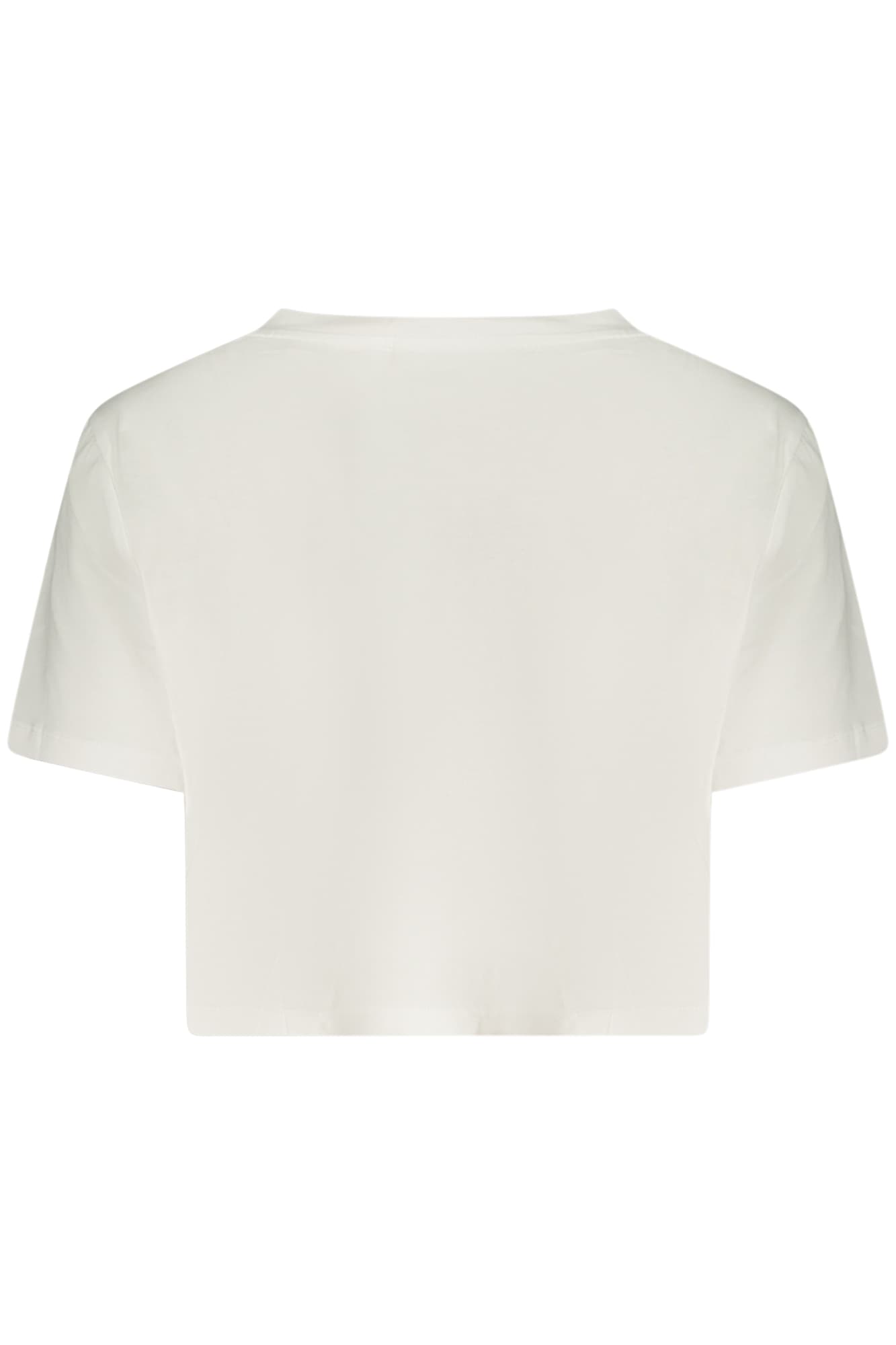 Дамска тениска с къс ръкав GUESS JEANS, бяла - GUESS JEANS