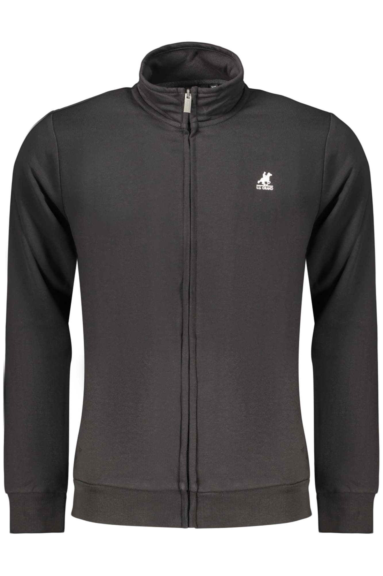 Мъжки черен суитшърт с цип US GRAND - U.S. GRAND