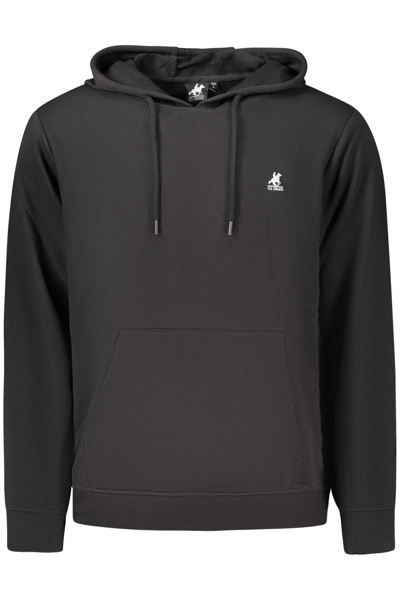 Мъжки черен суитшърт с цип US GRAND - U.S. GRAND