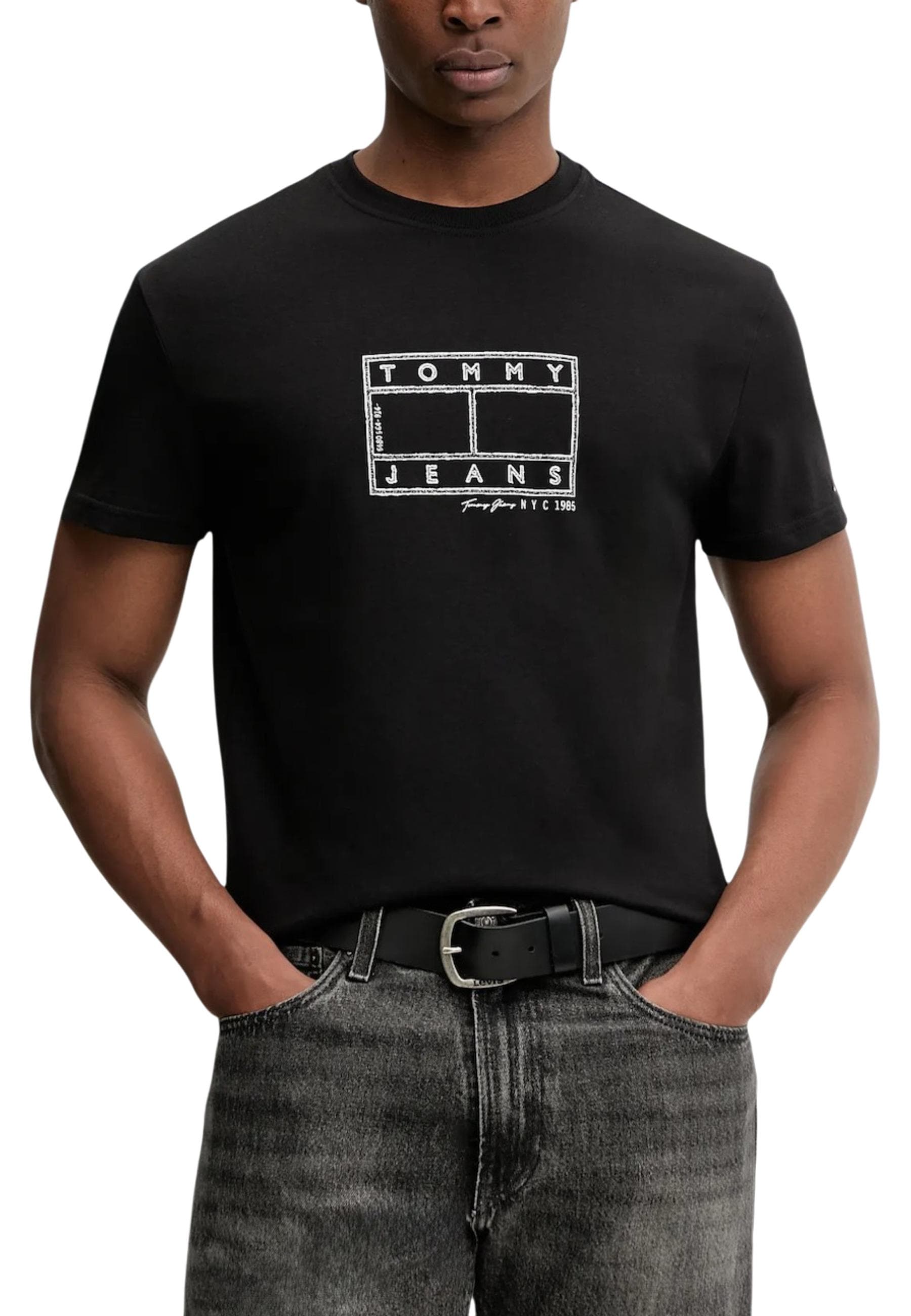 Tommy Hilfiger Jeans T-Shirt Uomo - Tommy Hilfiger Jeans