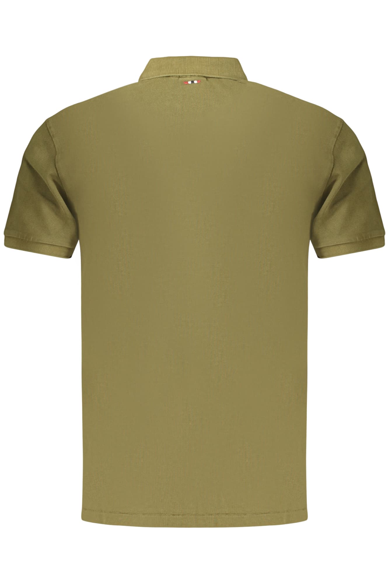 МЪЖКА ПОЛО ТЕНИЗА С КЪС РЪКАВ NAPAPIJRI, ЗЕЛЕНО - NAPAPIJRI