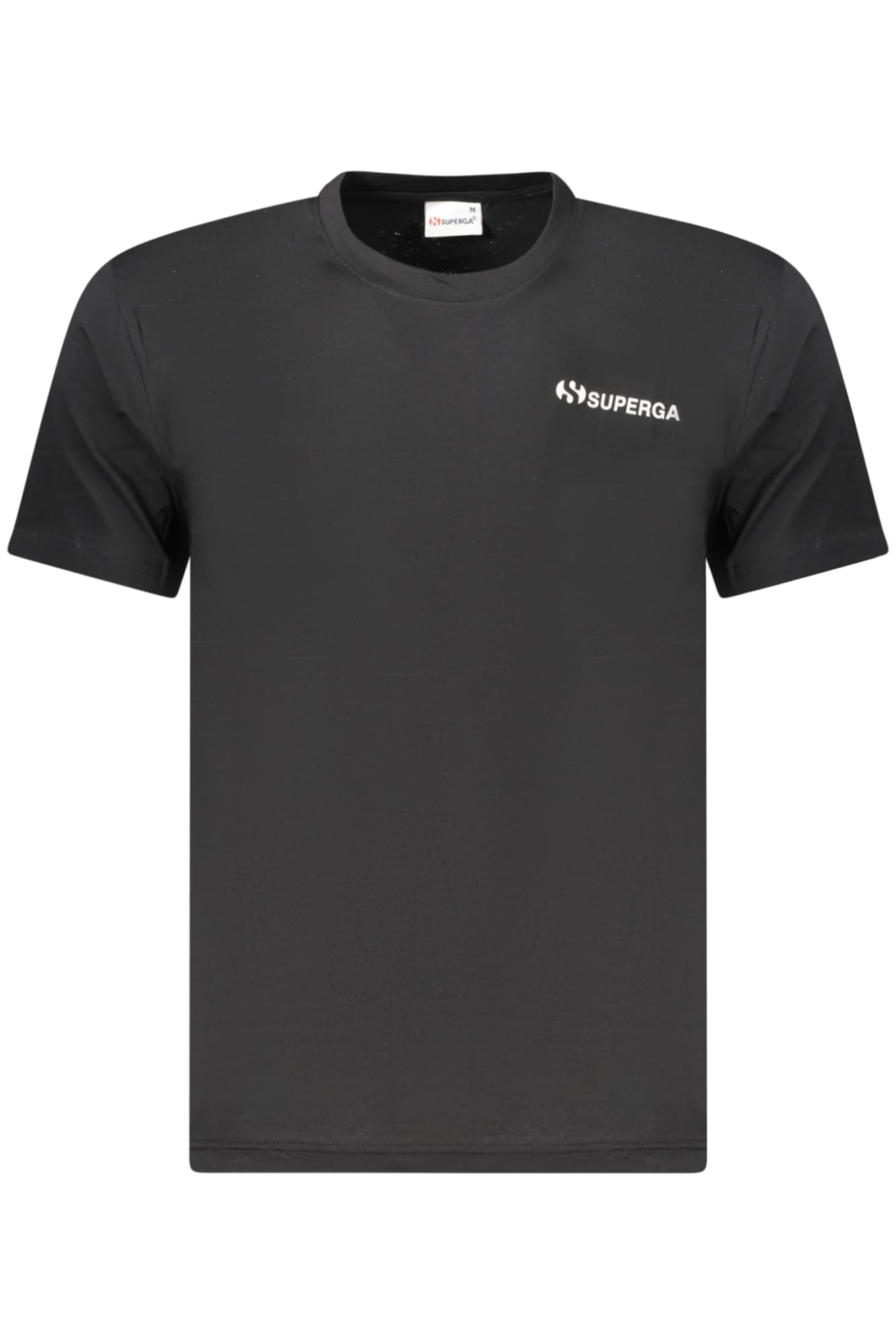 МЪЖКА ТЕНИСКА С КЪС РЪКАВ SUPERGA, ЧЕРНА - SUPERGA