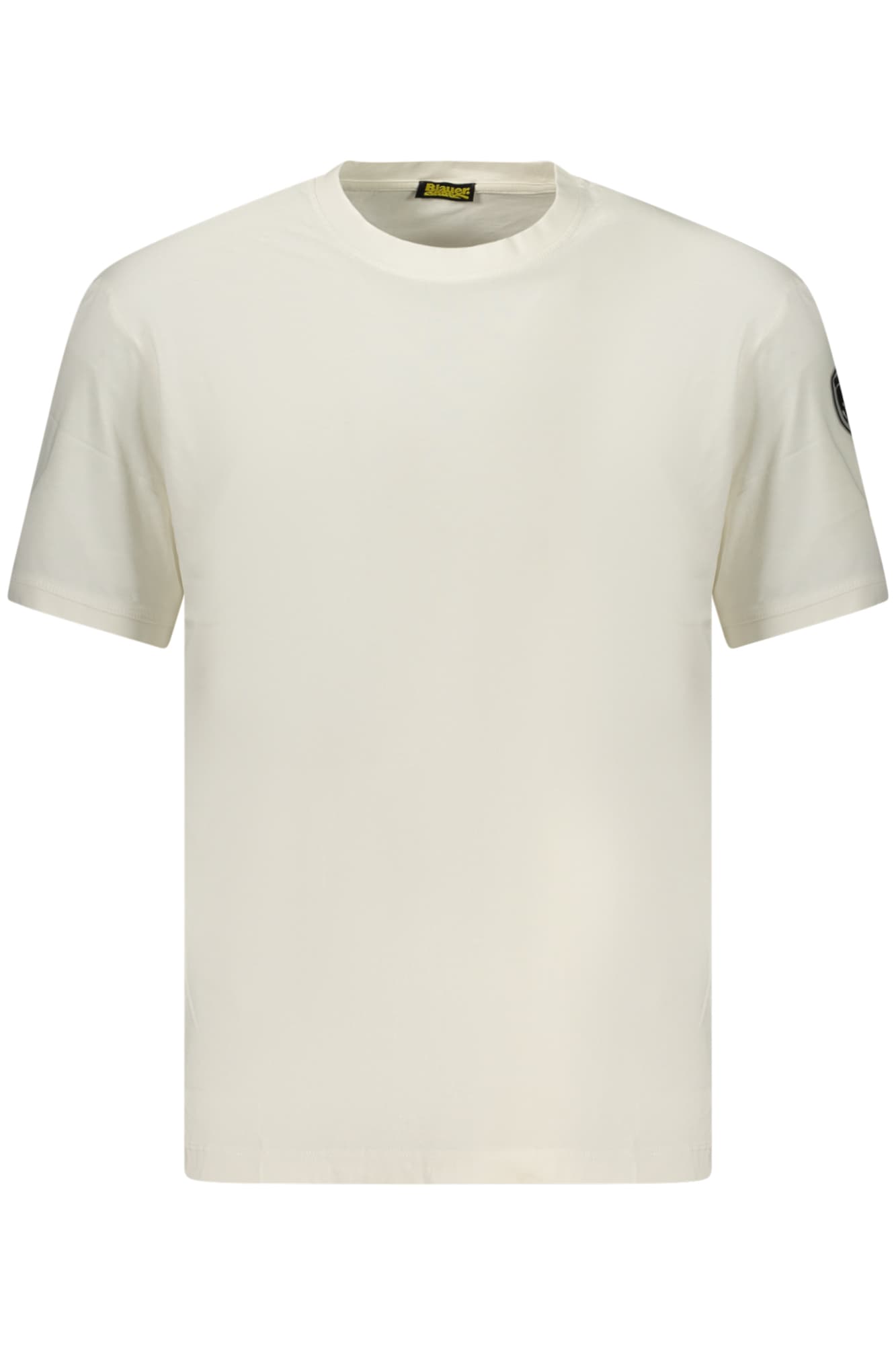 МЪЖКА ТЕНИСКА С КЪС РЪКАВ BLAUER APPAREL, БЯЛА - BLAUER APPAREL