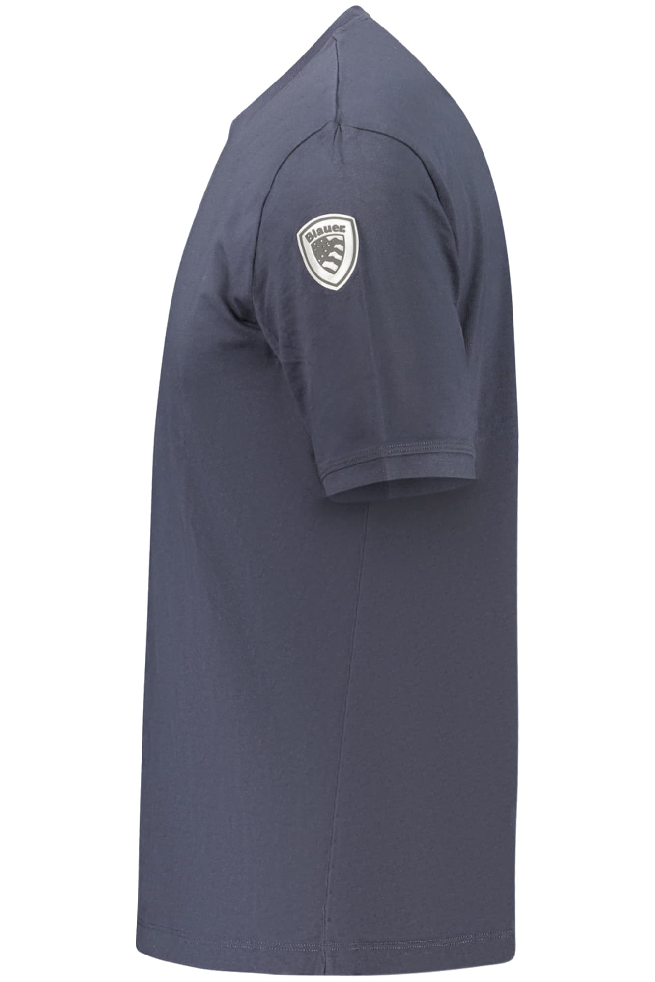 МЪЖКА ТЕНИСКА С КЪС РЪКАВ BLAUER APPAREL, СИНЯ - BLAUER APPAREL