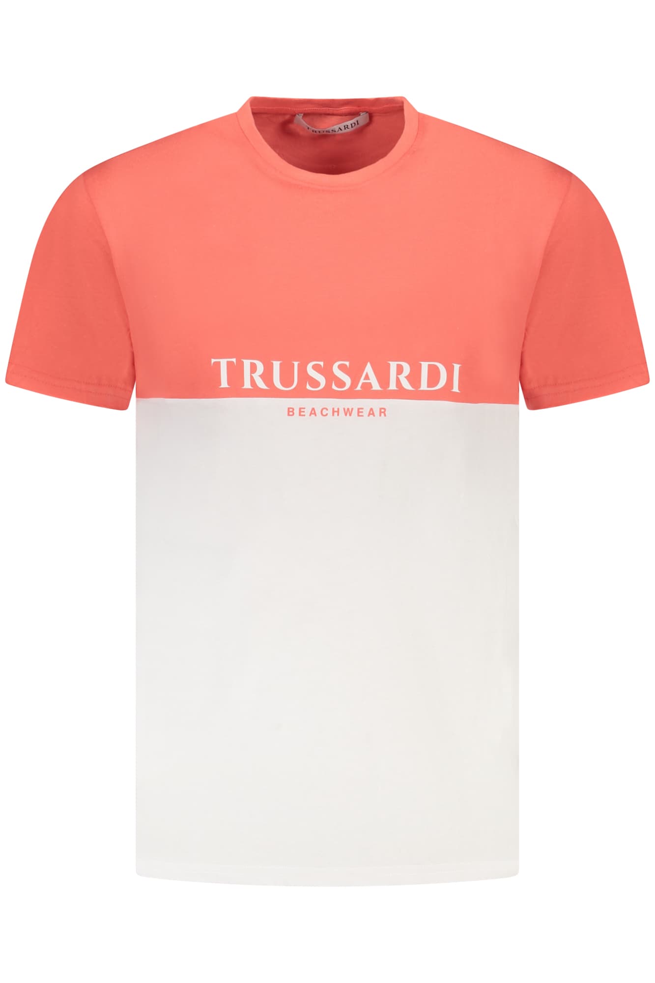 МЪЖКА ТЕНИСКА С КЪС РЪКАВ TRUSSARDI РОЗОВА - TRUSSARDI