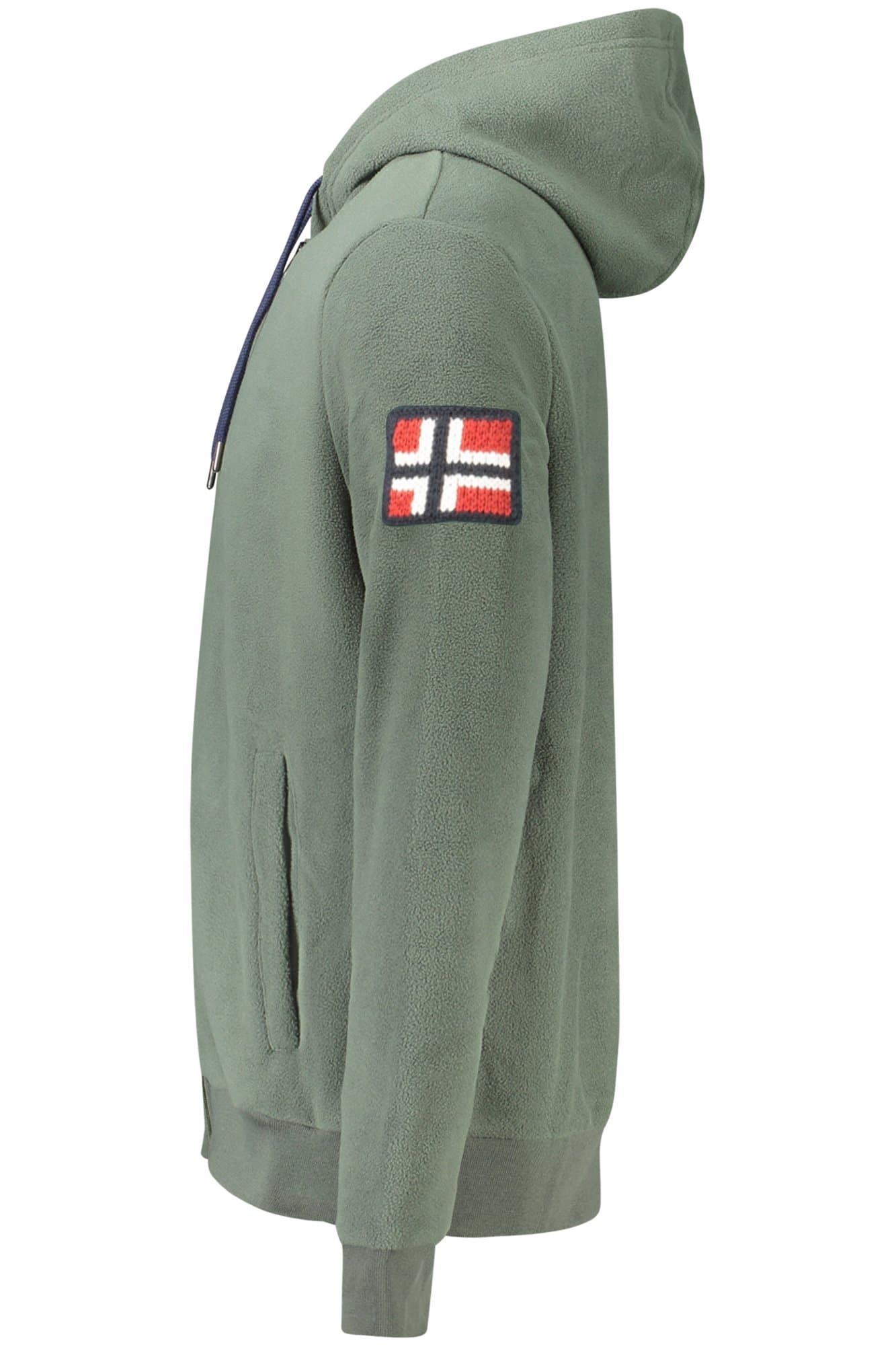 НОРВЕГИЯ 1963 МЪЖКИ ЗЕЛЕН СУИТШЪРТ С ЦИП - NORWAY 1963