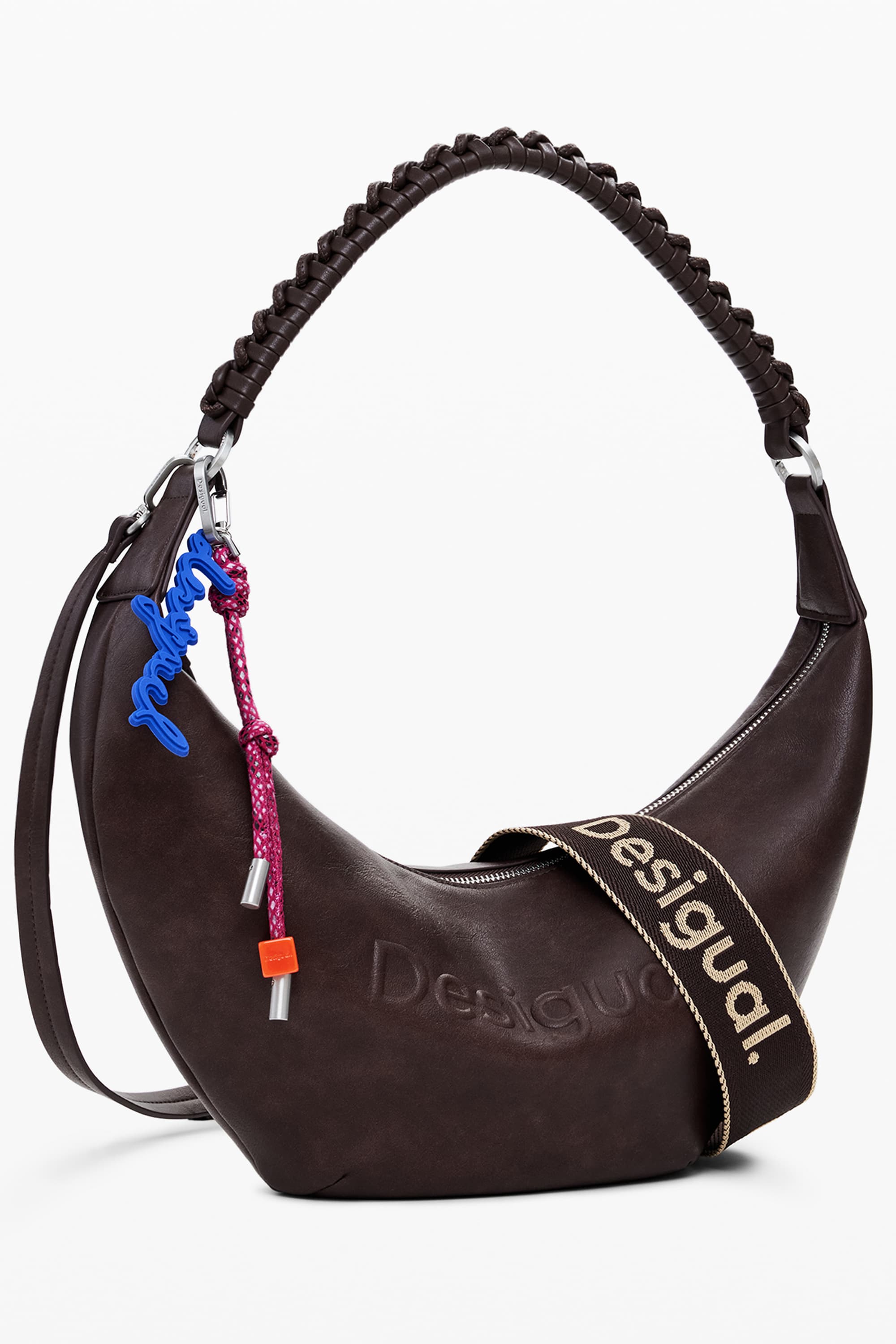 DESIGUAL ДАМСКА КАФЯВА ЧАНТА - DESIGUAL