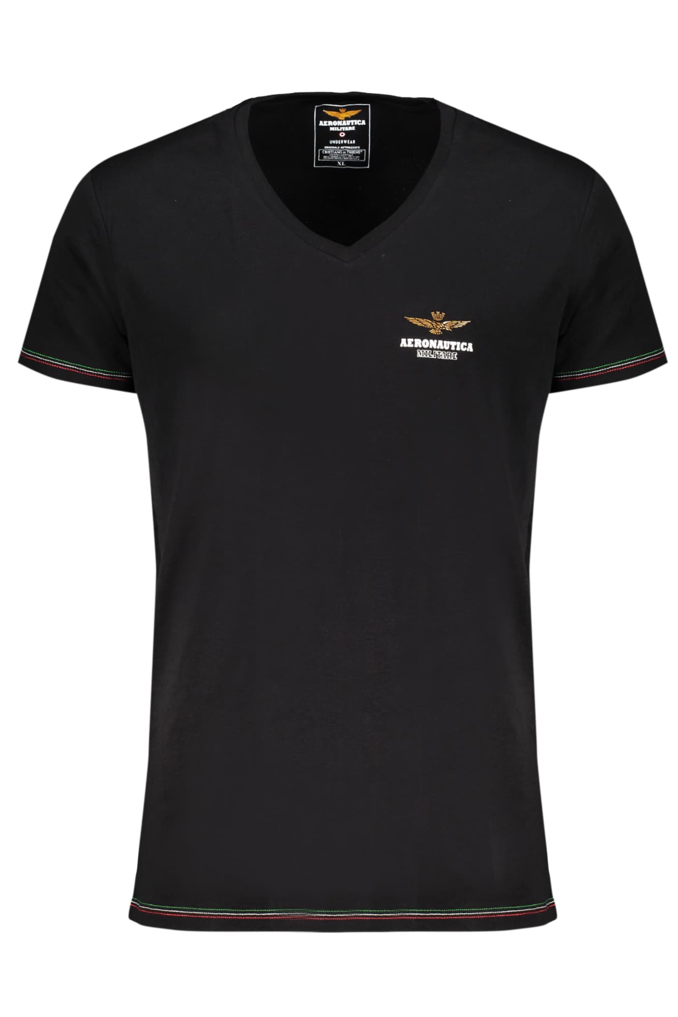 ЧЕРНА МЪЖКА ТЕНИСКА ЗА ОТКРИТО AIR FORCE - AERONAUTICA MILITARE