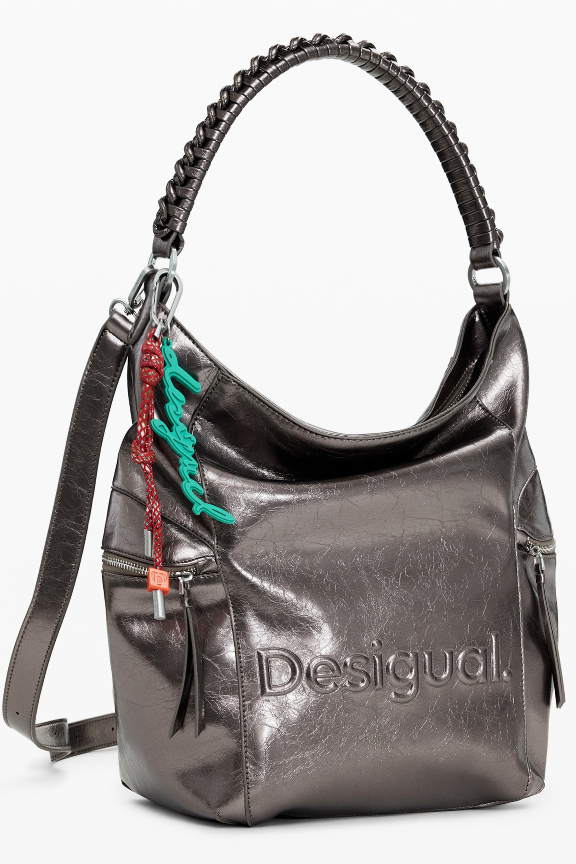 ДАМСКА РАНИЦА DESIGUAL В БРОНЗОВ ЦВЕТ - DESIGUAL