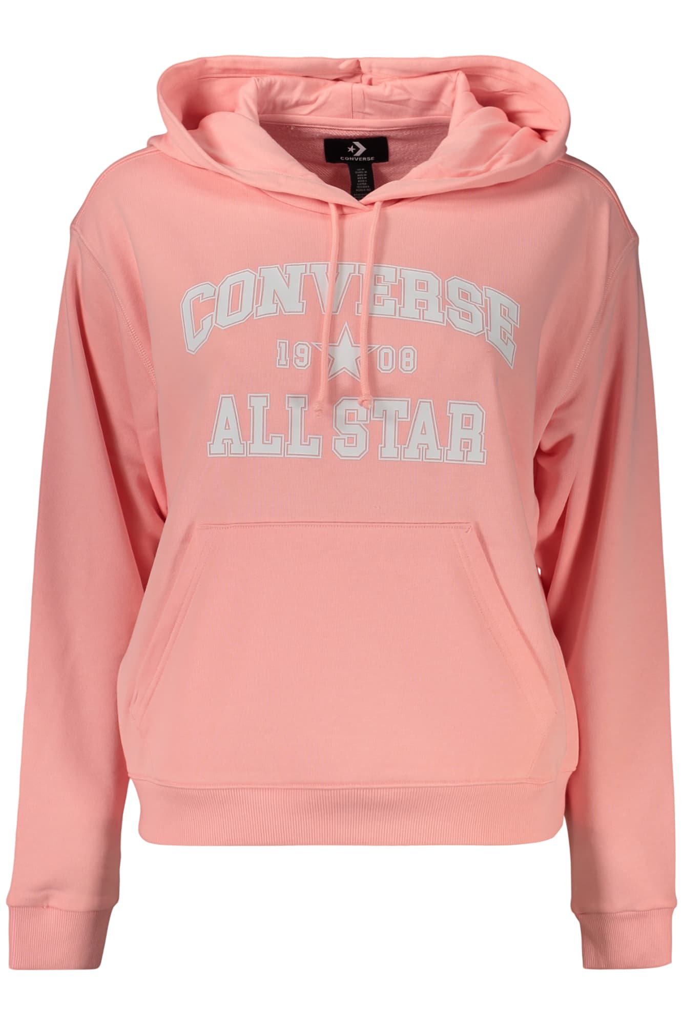 Дамски суичър с цип Converse, розов - CONVERSE