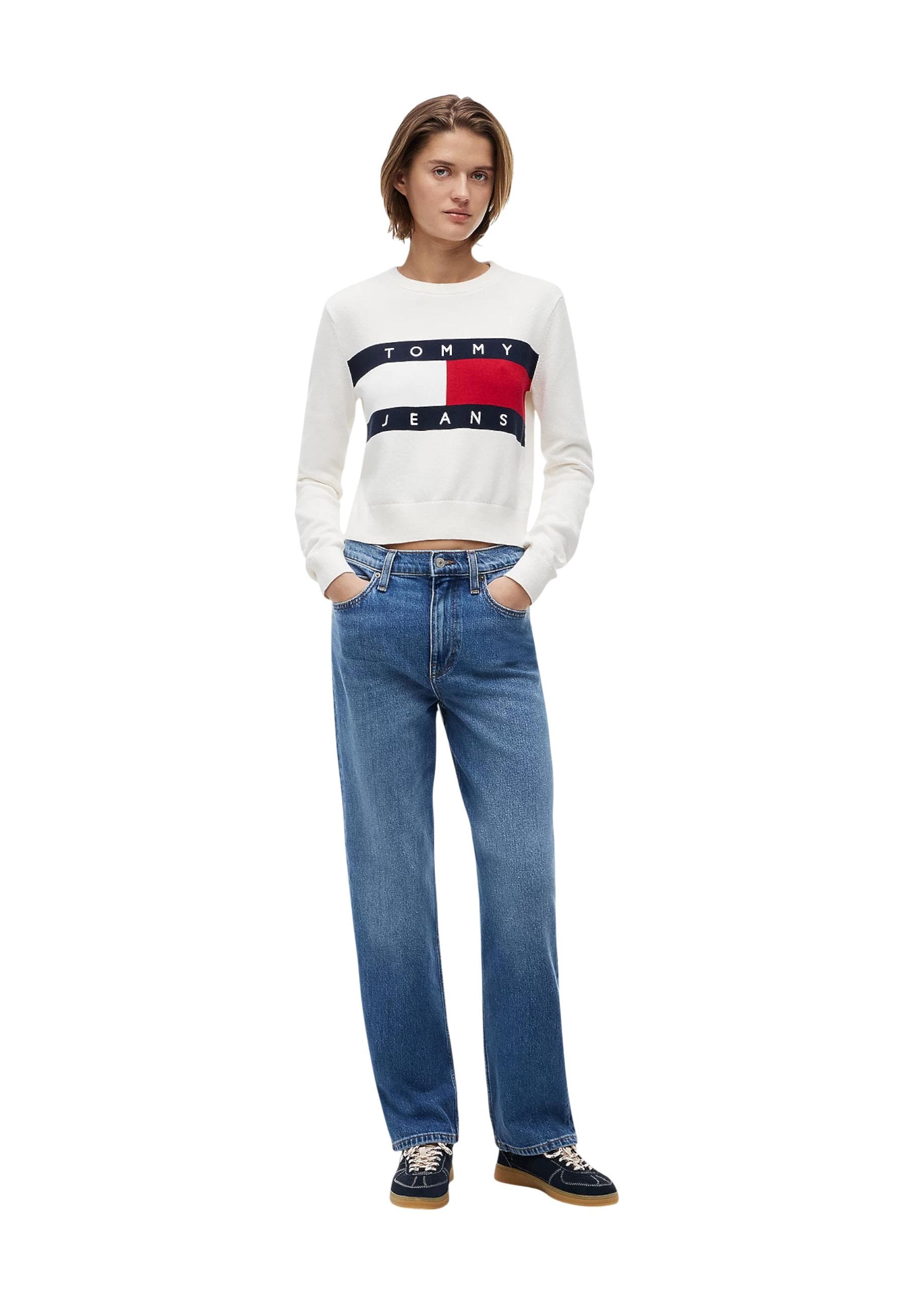 Tommy Hilfiger Jeans Felpa Donna - Tommy Hilfiger Jeans