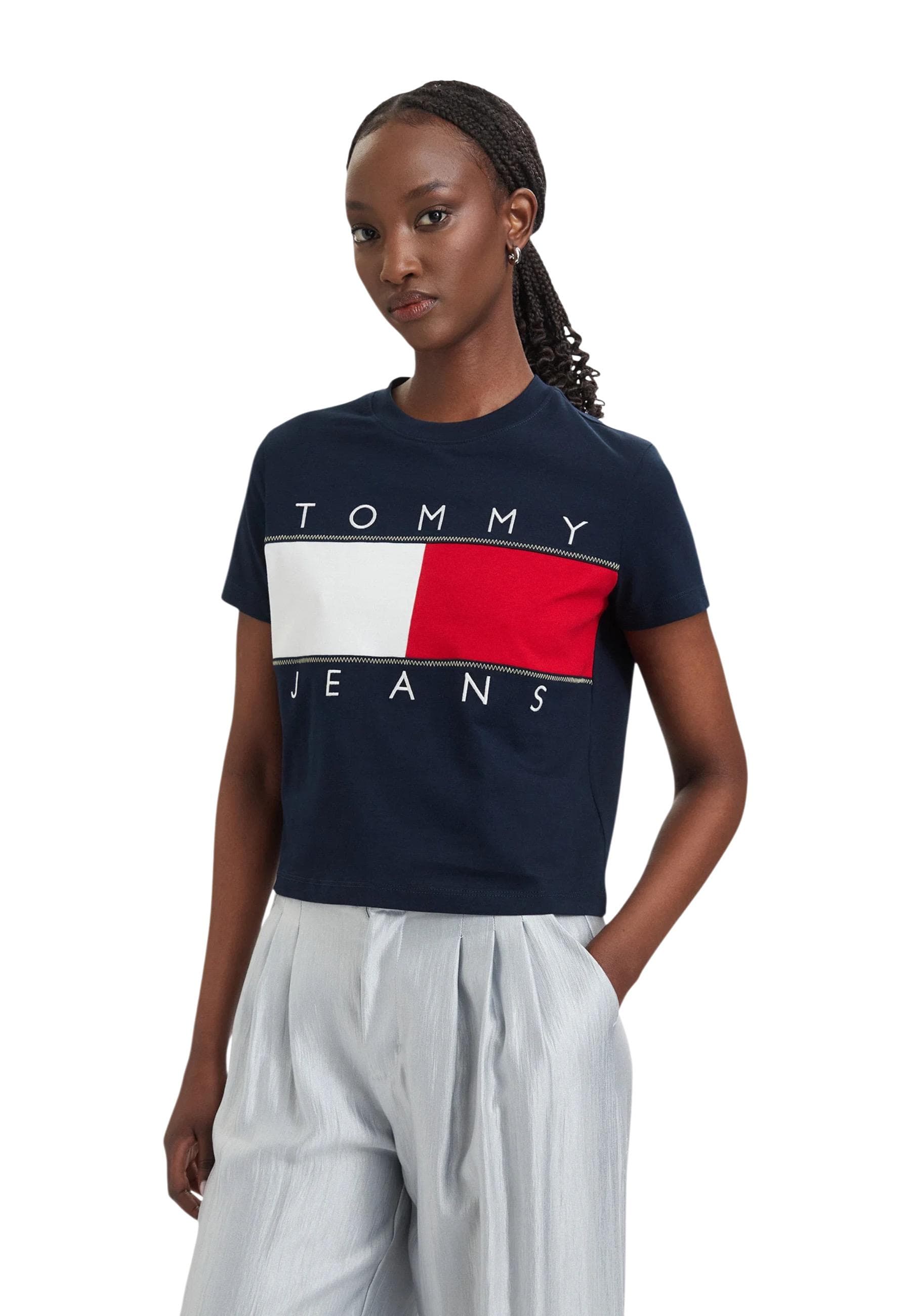 Tommy Hilfiger Jeans T-Shirt Donna - Tommy Hilfiger Jeans