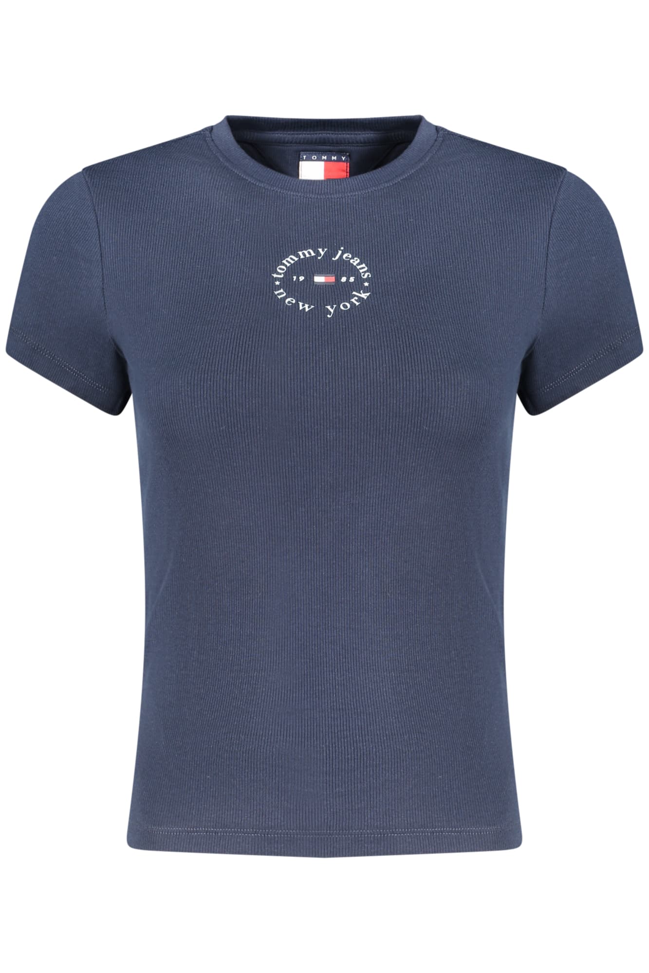 ДАМСКА ТЕНИСКА С КЪС РЪКАВ TOMMY HILFIGER, СИНЯ - TOMMY HILFIGER