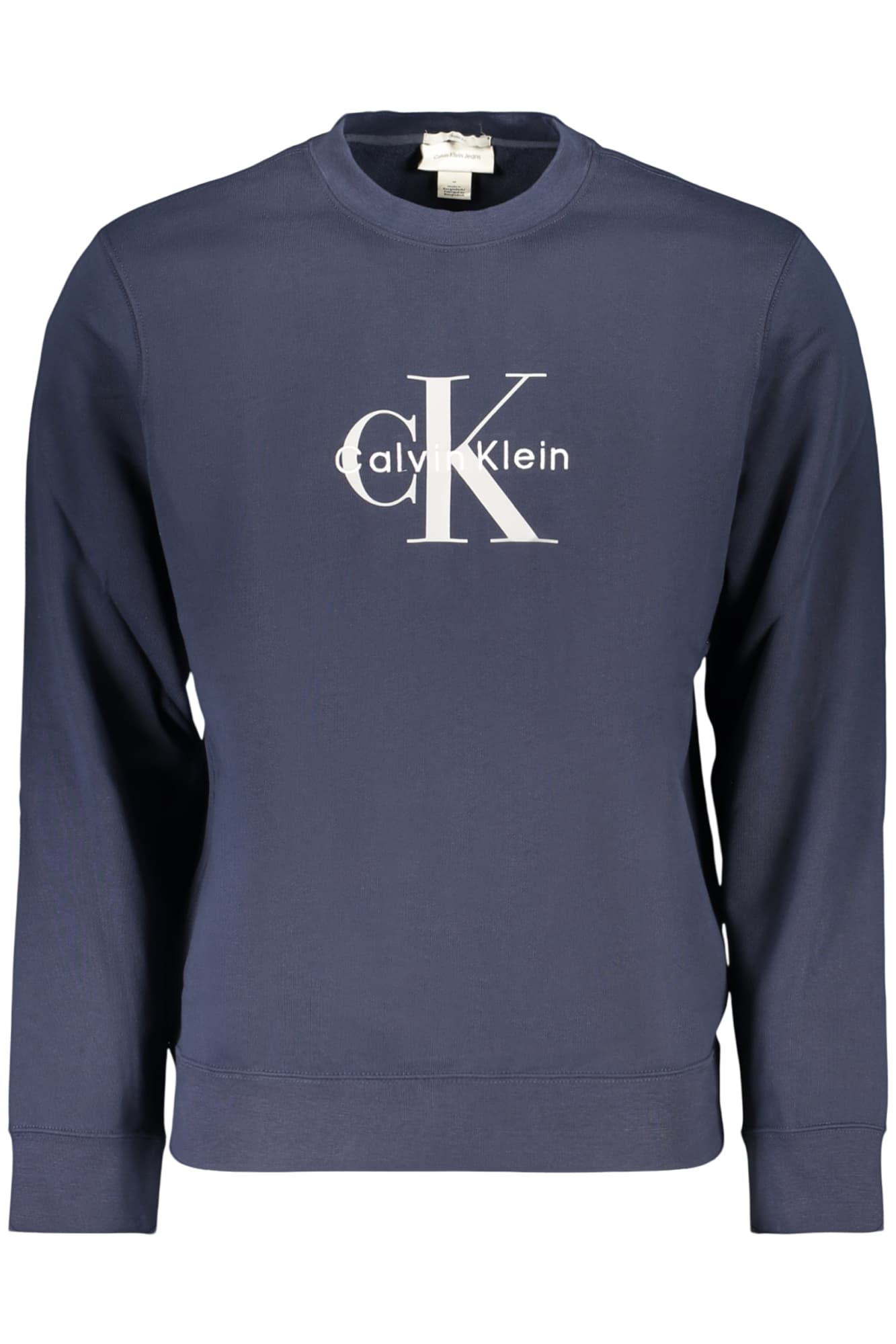 Мъжки суитшърт с цип CALVIN KLEIN в син цвят - CALVIN KLEIN