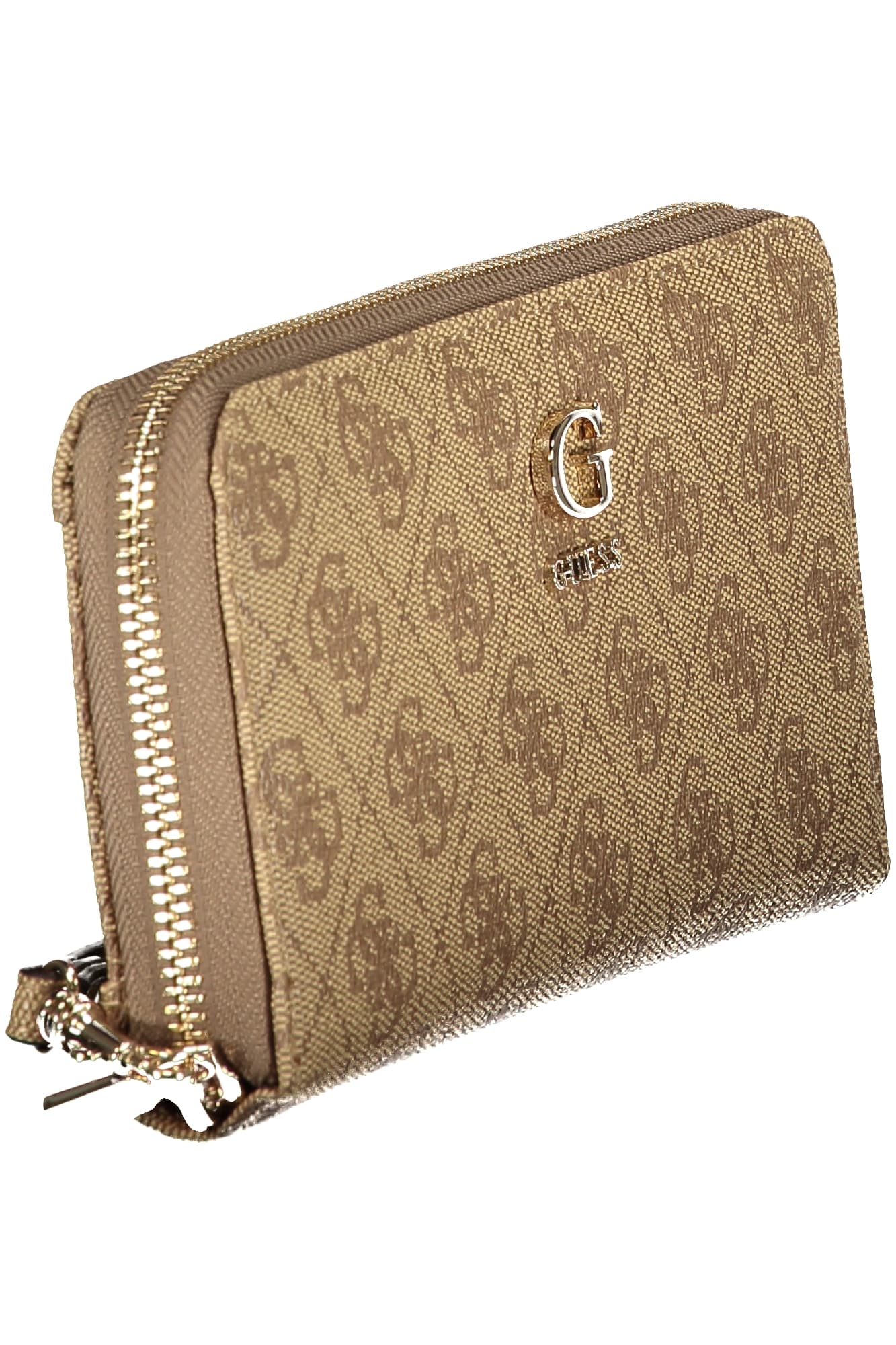 Дамски бежов портфейл GUESS JEANS - GUESS JEANS