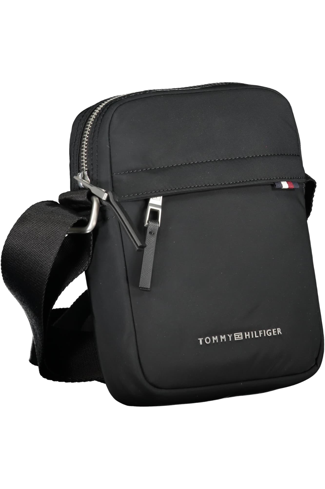 TOMMY HILFIGER МЪЖКА ЧАНТА ПРЕЗ РАМО ЧЕРНА - TOMMY HILFIGER