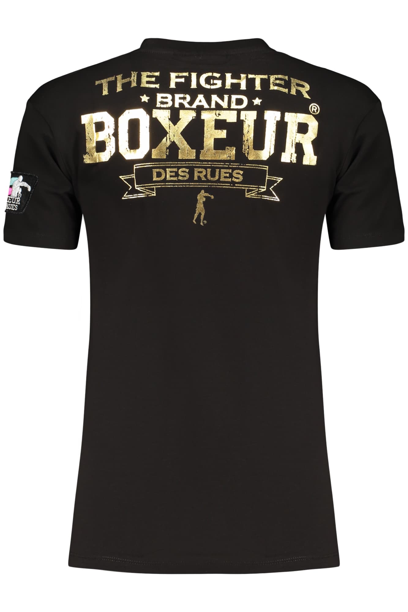 Дамска тениска с къс ръкав BOXEUR DES RUES, черна - BOXEUR DES RUES