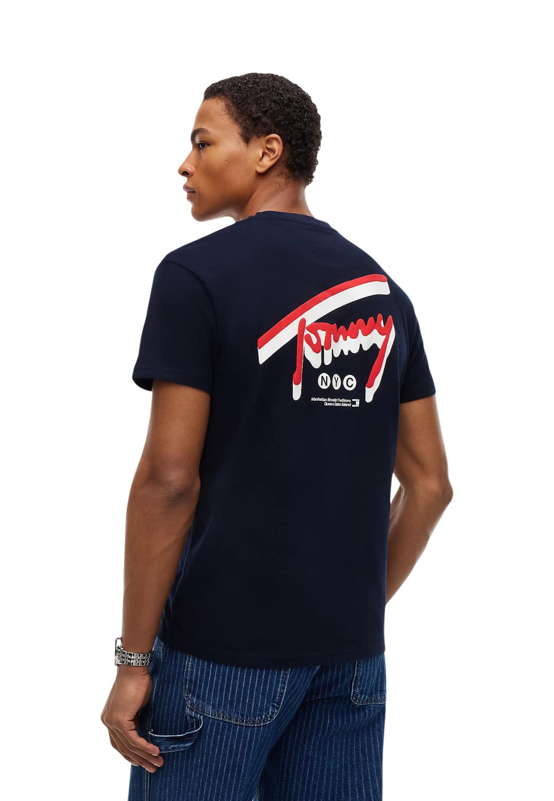Tommy Hilfiger Jeans T-Shirt Uomo - Tommy Hilfiger Jeans