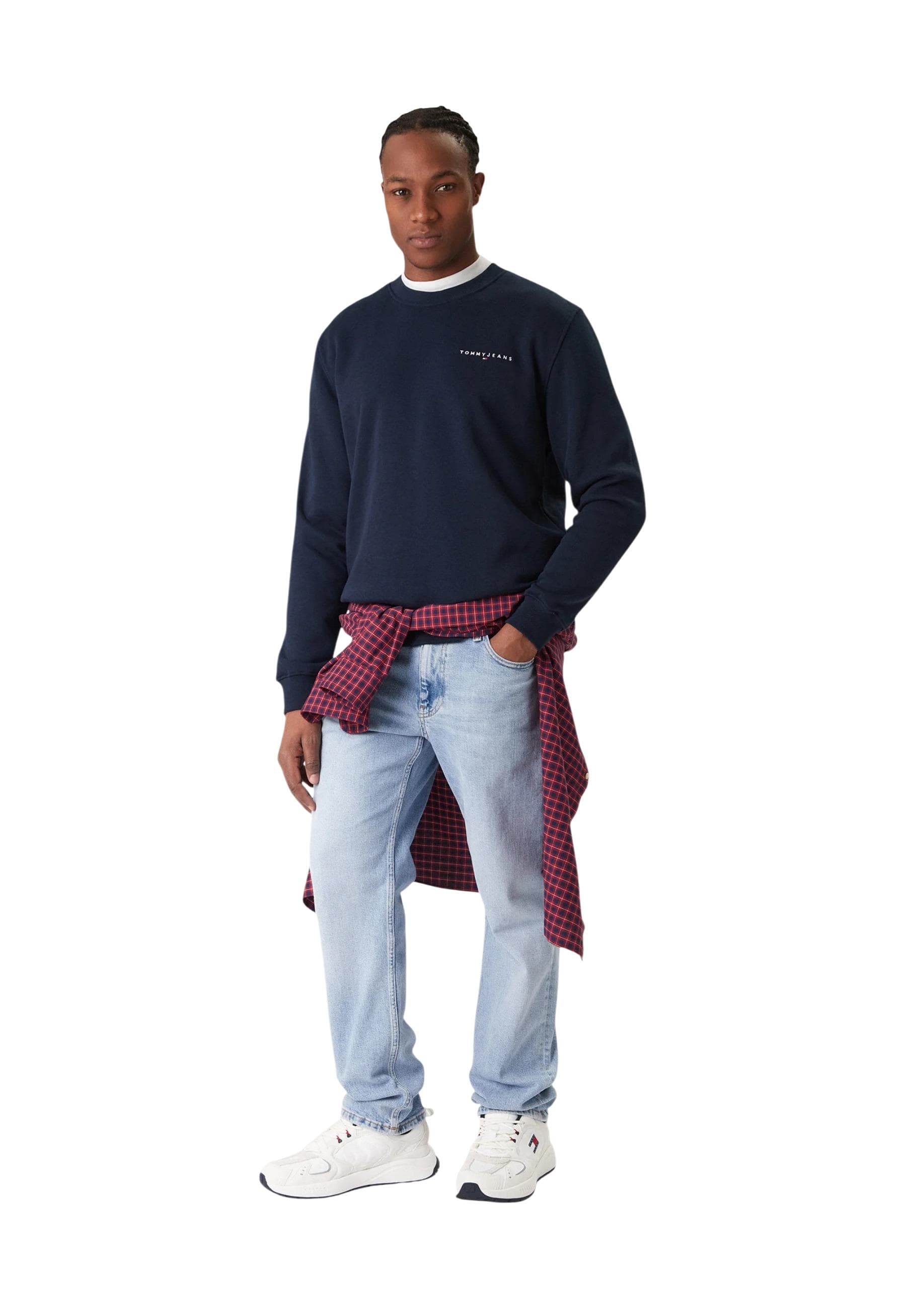 Tommy Hilfiger Jeans Felpa Uomo - Tommy Hilfiger Jeans