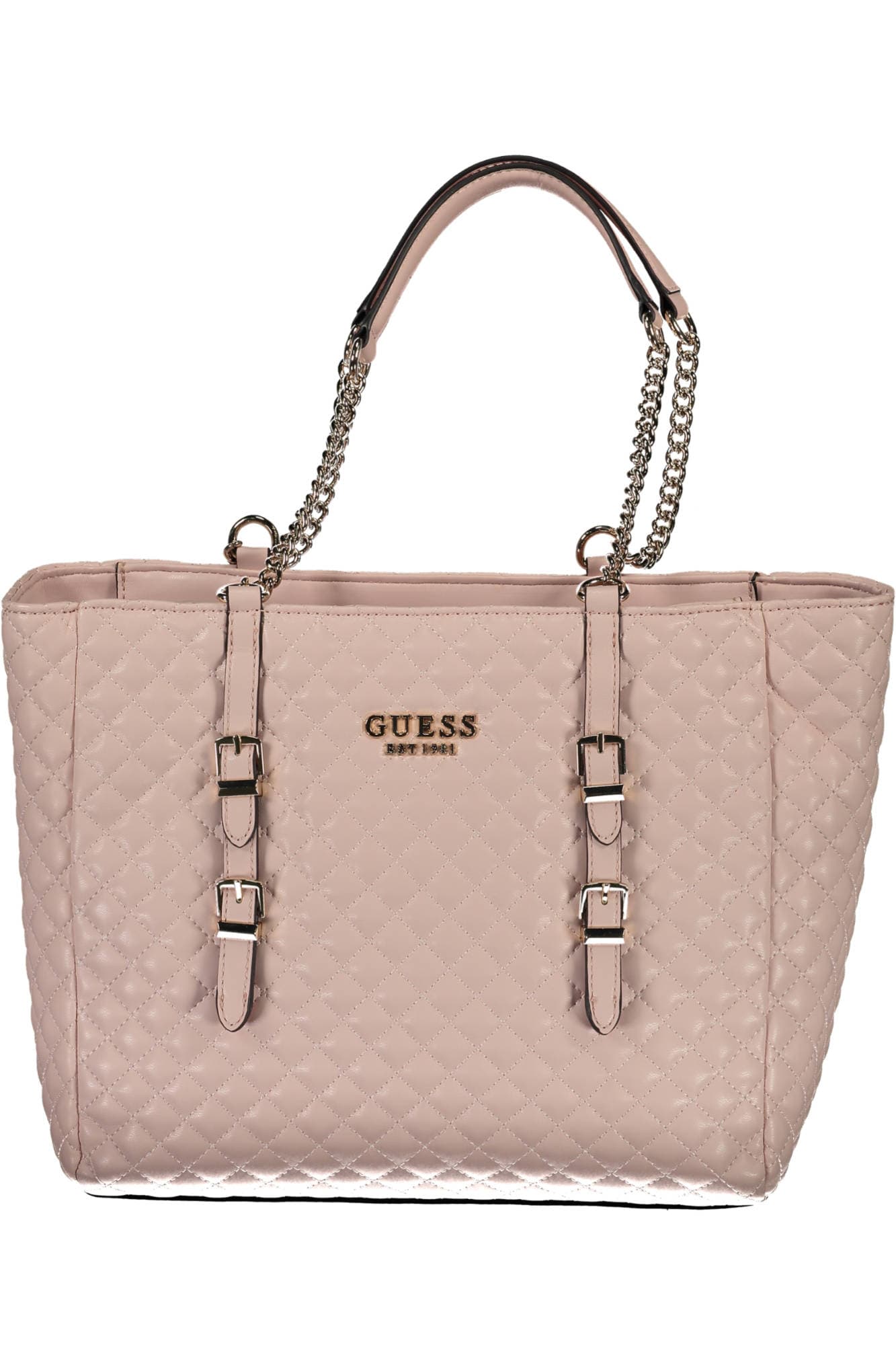 РОЗОВА ДАМСКА ЧАНТА GUESS JEANS - GUESS JEANS