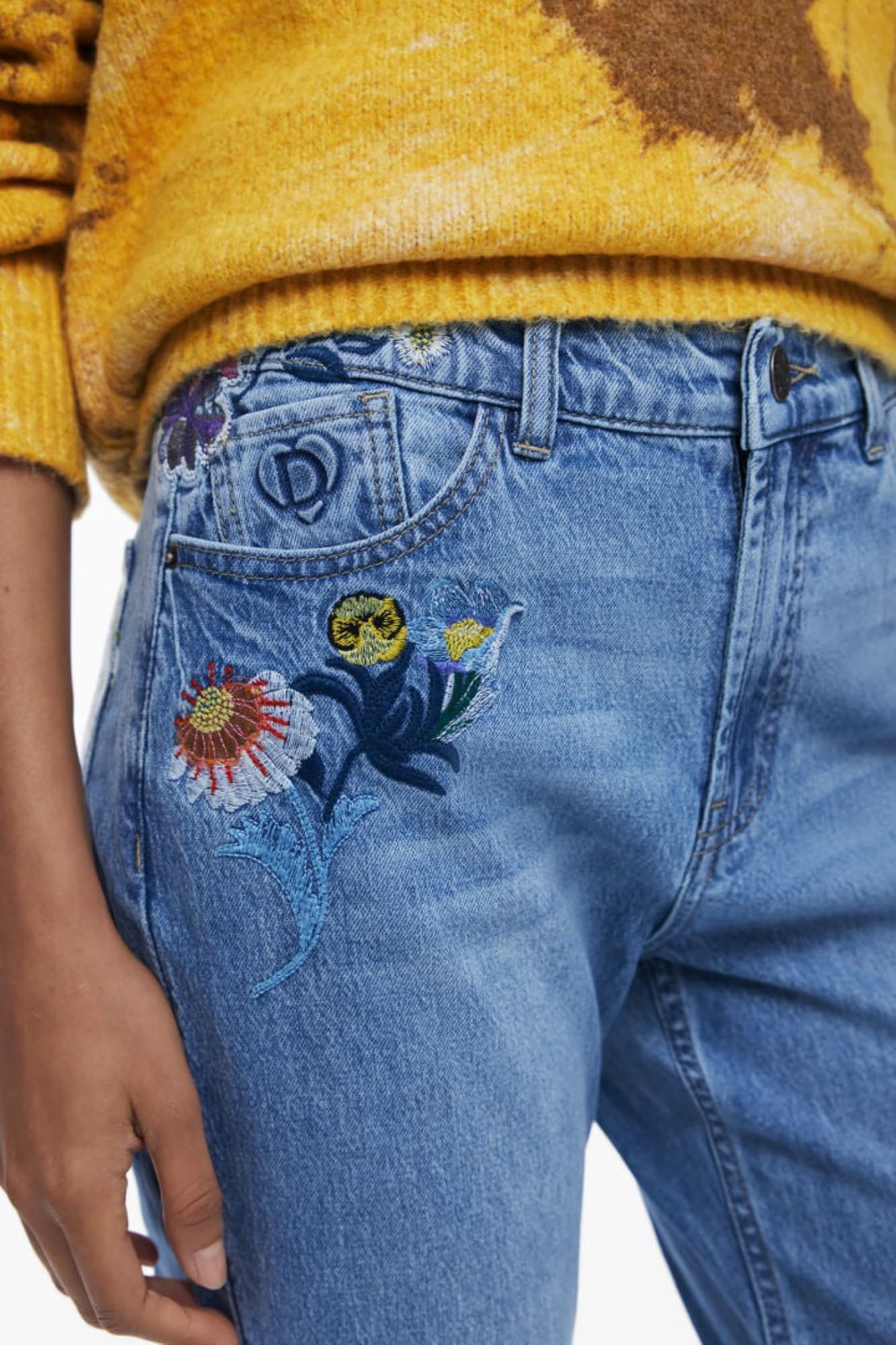 ДАМСКИ ДЪНКИ DESIGUAL, СИН - DESIGUAL