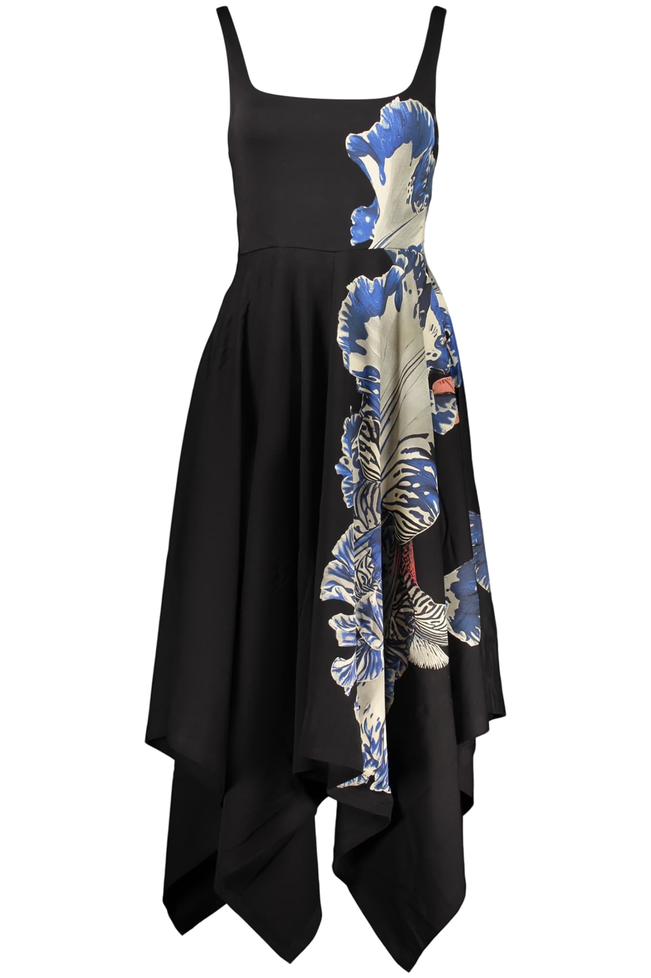 Дълга черна рокля за жени DESIGUAL - DESIGUAL