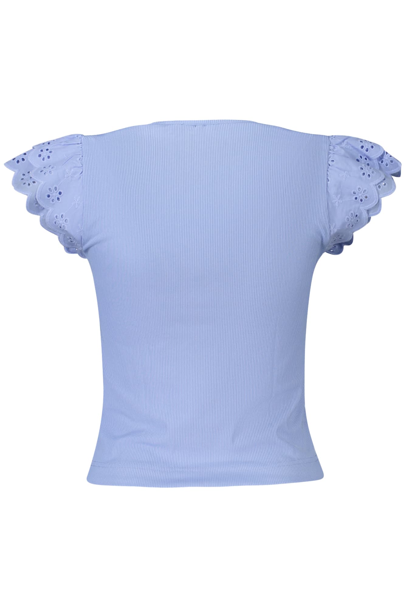 ДАМСКА ТЕНИСКА С КЪС РЪКАВ GUESS JEANS, СИНЯ - GUESS JEANS