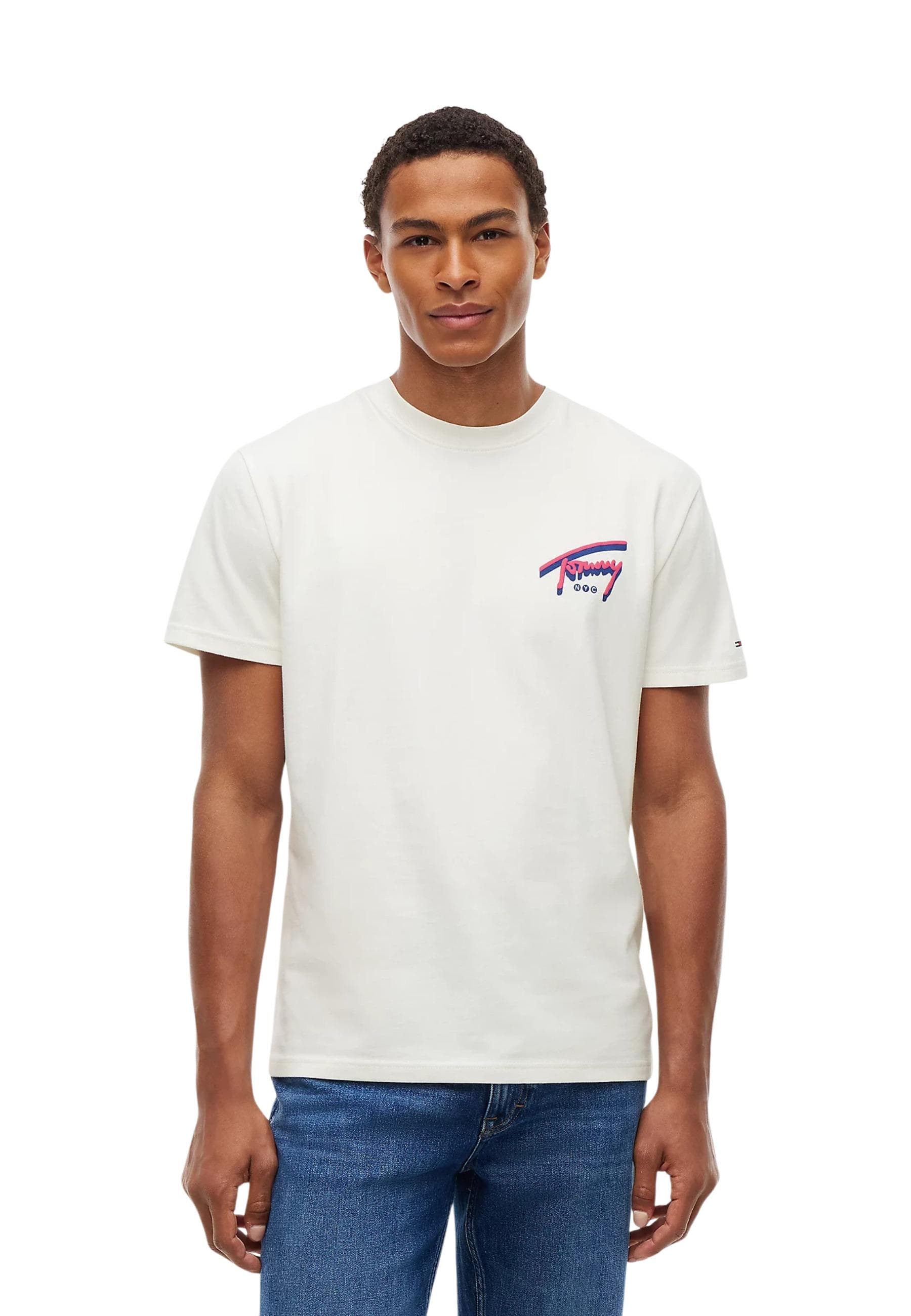 Tommy Hilfiger Jeans T-Shirt Uomo - Tommy Hilfiger Jeans
