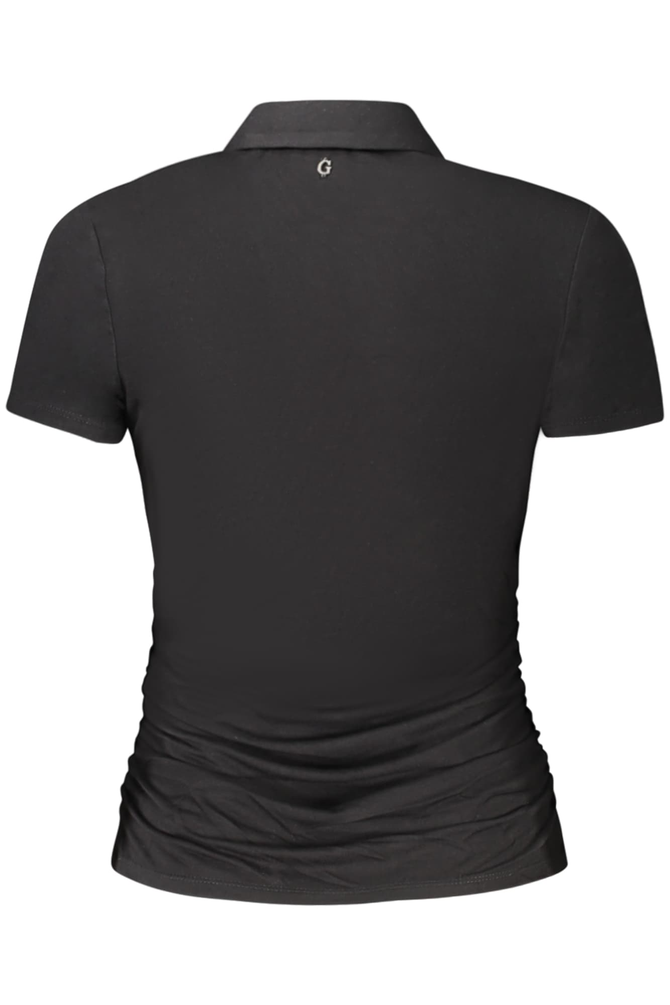 GUESS JEANS ТЕНИСКА С КЪС РЪКАВ ДАМСКА ЧЕРНА - GUESS JEANS